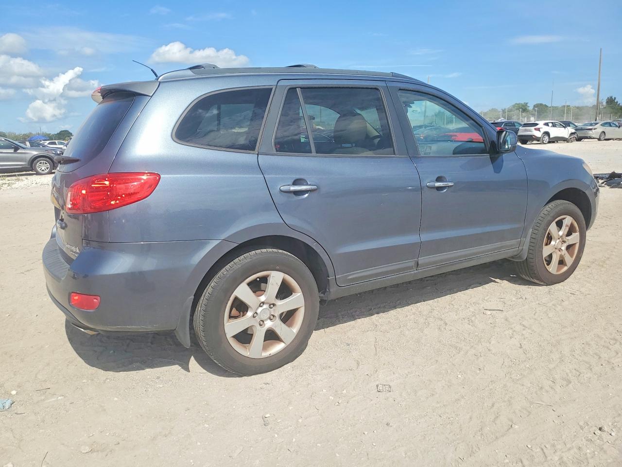 2009 Hyundai Santa Fe Limited Blue vin: 5NMSH73E39H263436