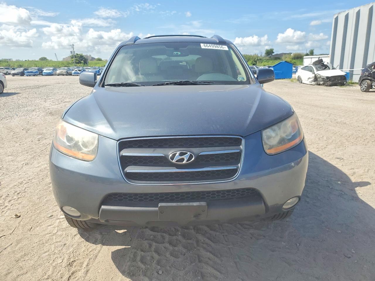 2009 Hyundai Santa Fe Limited Blue vin: 5NMSH73E39H263436