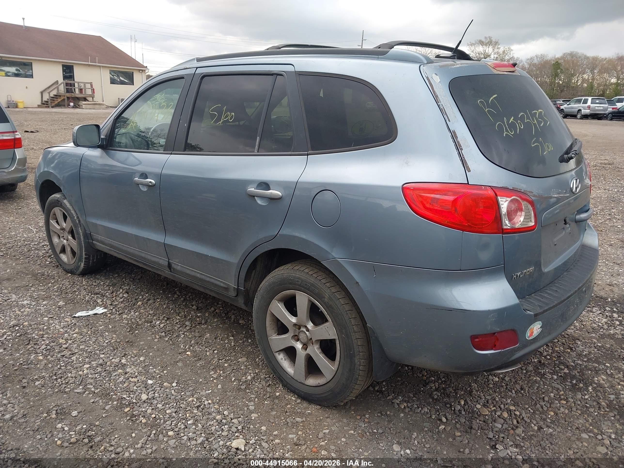 2009 Hyundai Santa Fe Se Blue vin: 5NMSH73E39H297859