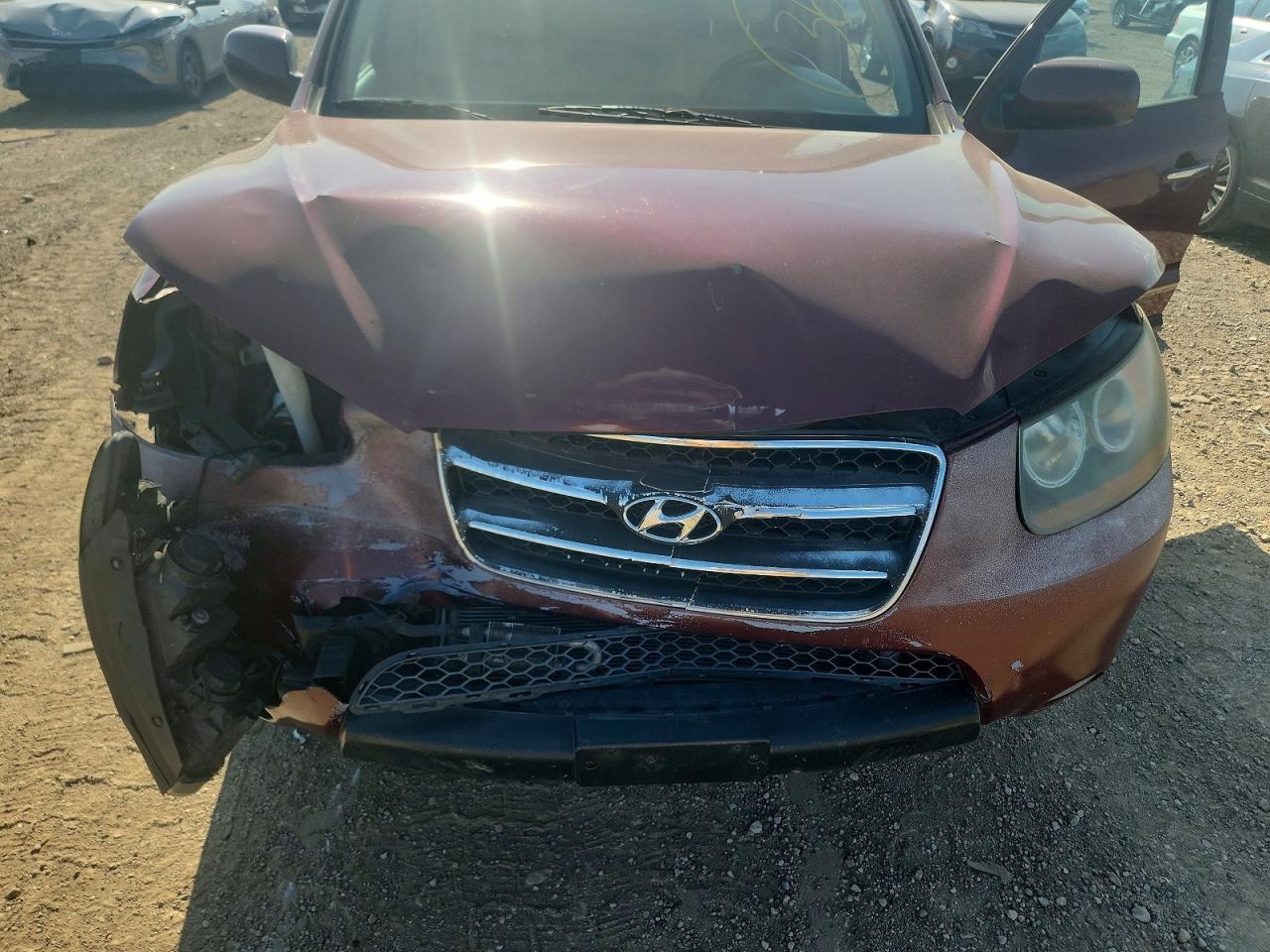 2007 Hyundai Santa Fe Se Red vin: 5NMSH73E47H007626