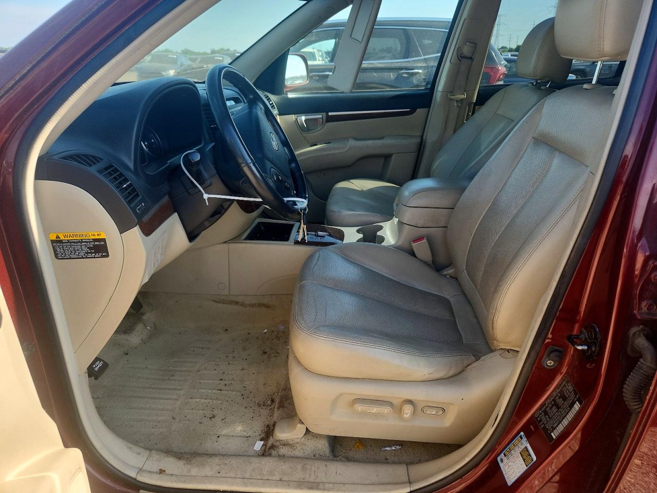 2007 Hyundai Santa Fe Se Red vin: 5NMSH73E47H007626