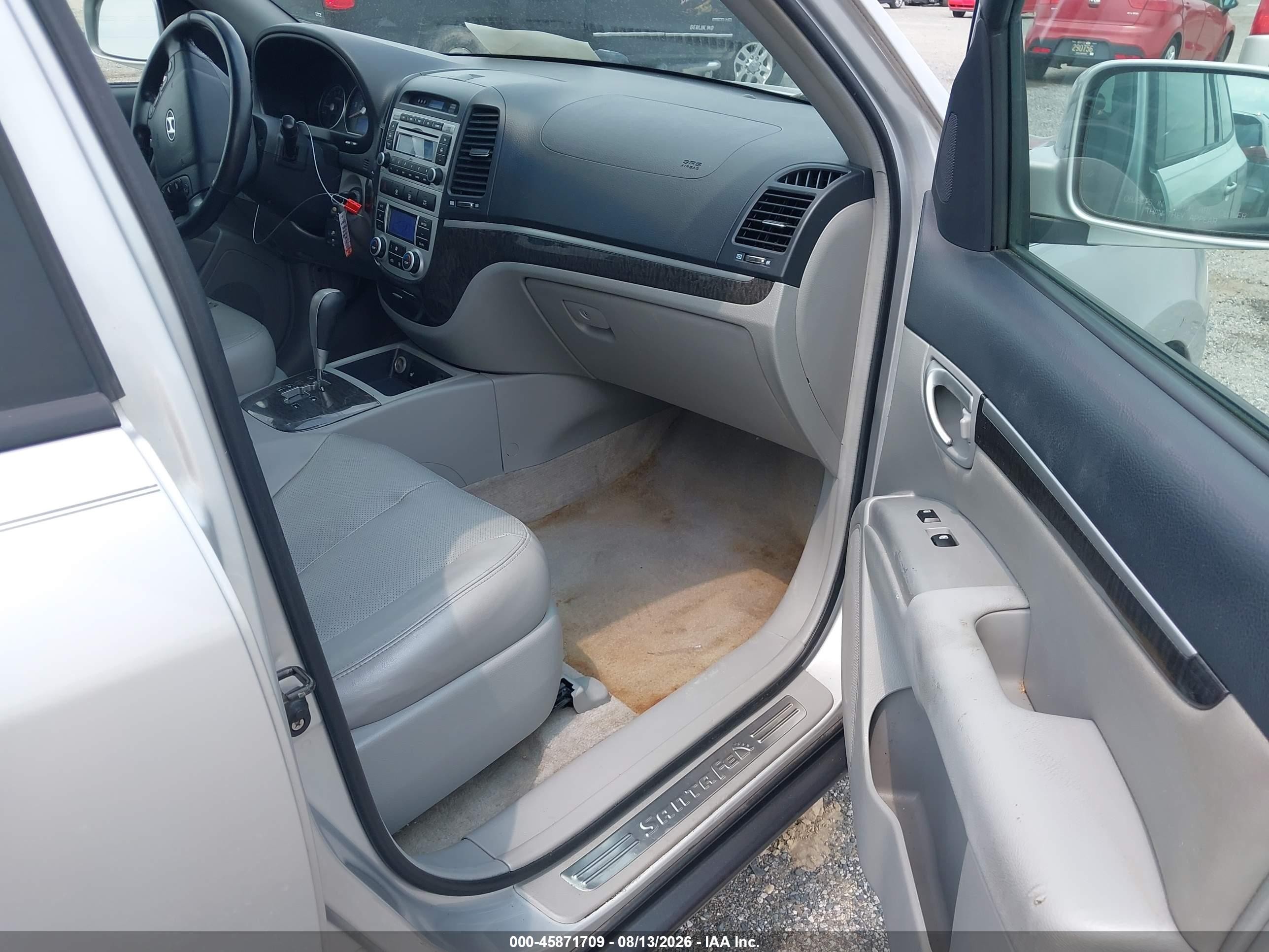 2007 Hyundai Santa Fe Limited/se Серебряный vin: 5NMSH73E47H023065