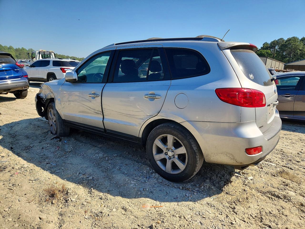 2007 Hyundai Santa Fe Se Silver vin: 5NMSH73E47H026855