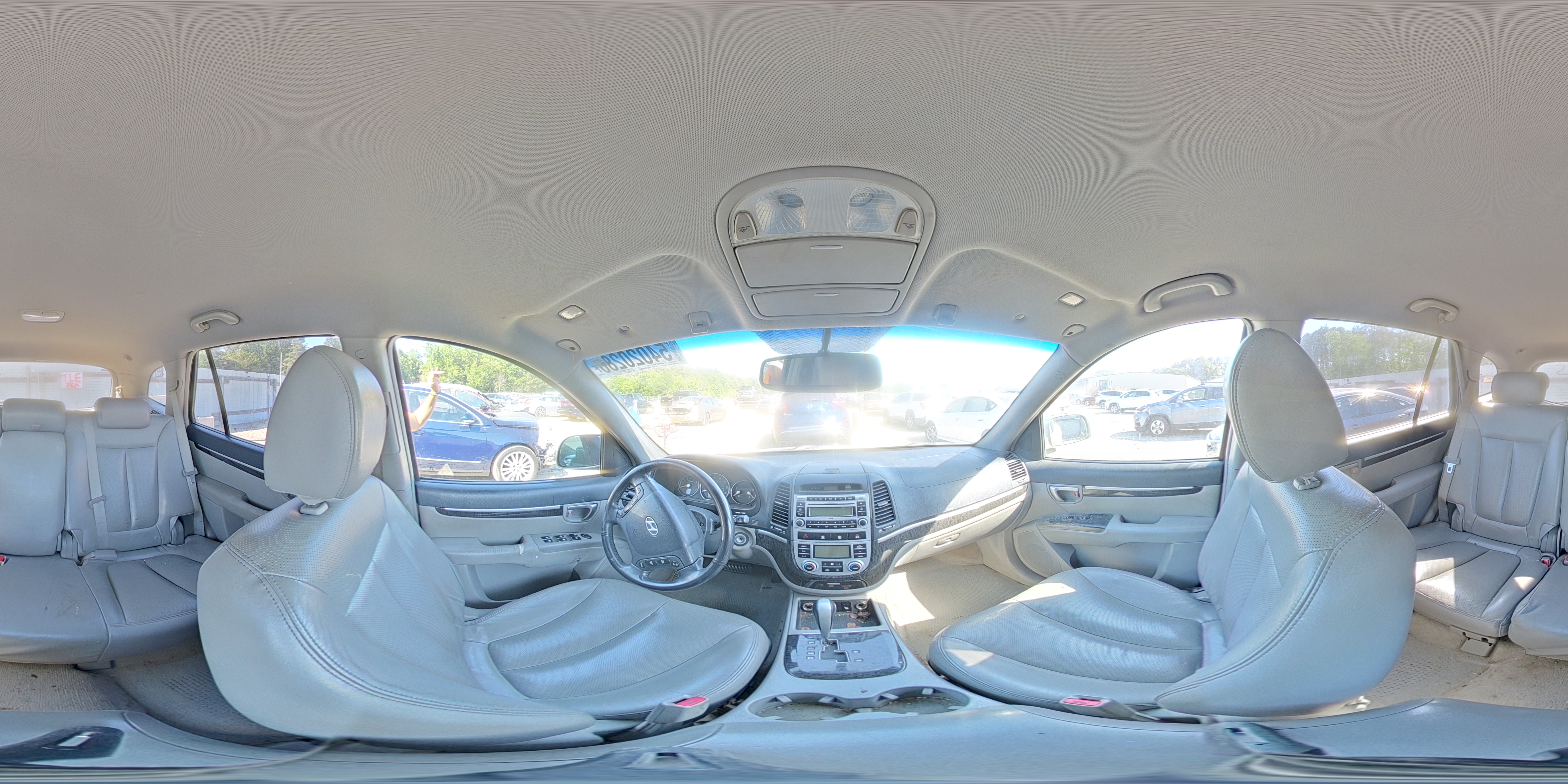 2007 Hyundai Santa Fe Se Silver vin: 5NMSH73E47H026855
