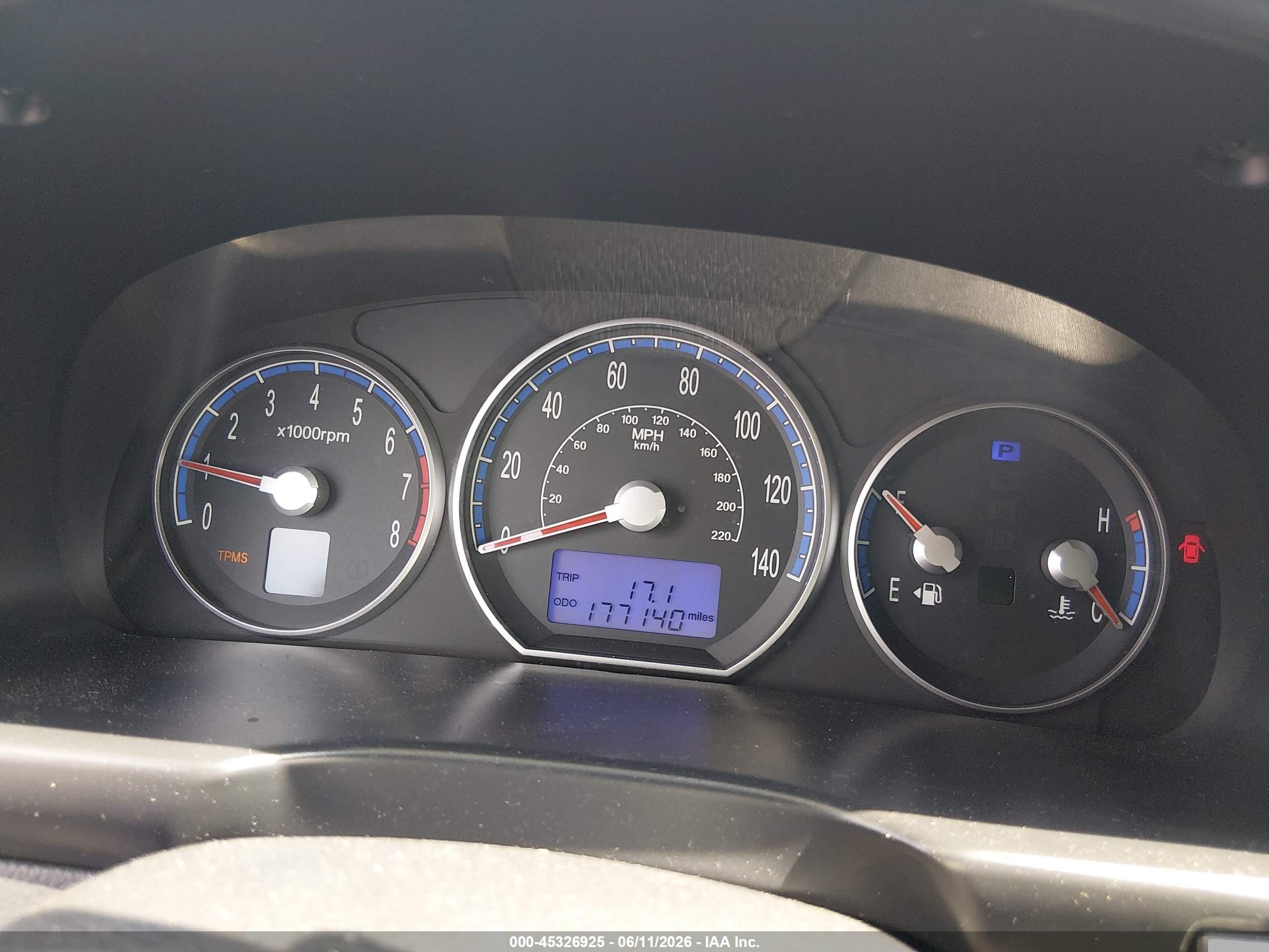 2008 Hyundai Santa Fe Limited/se Blue vin: 5NMSH73E48H166342