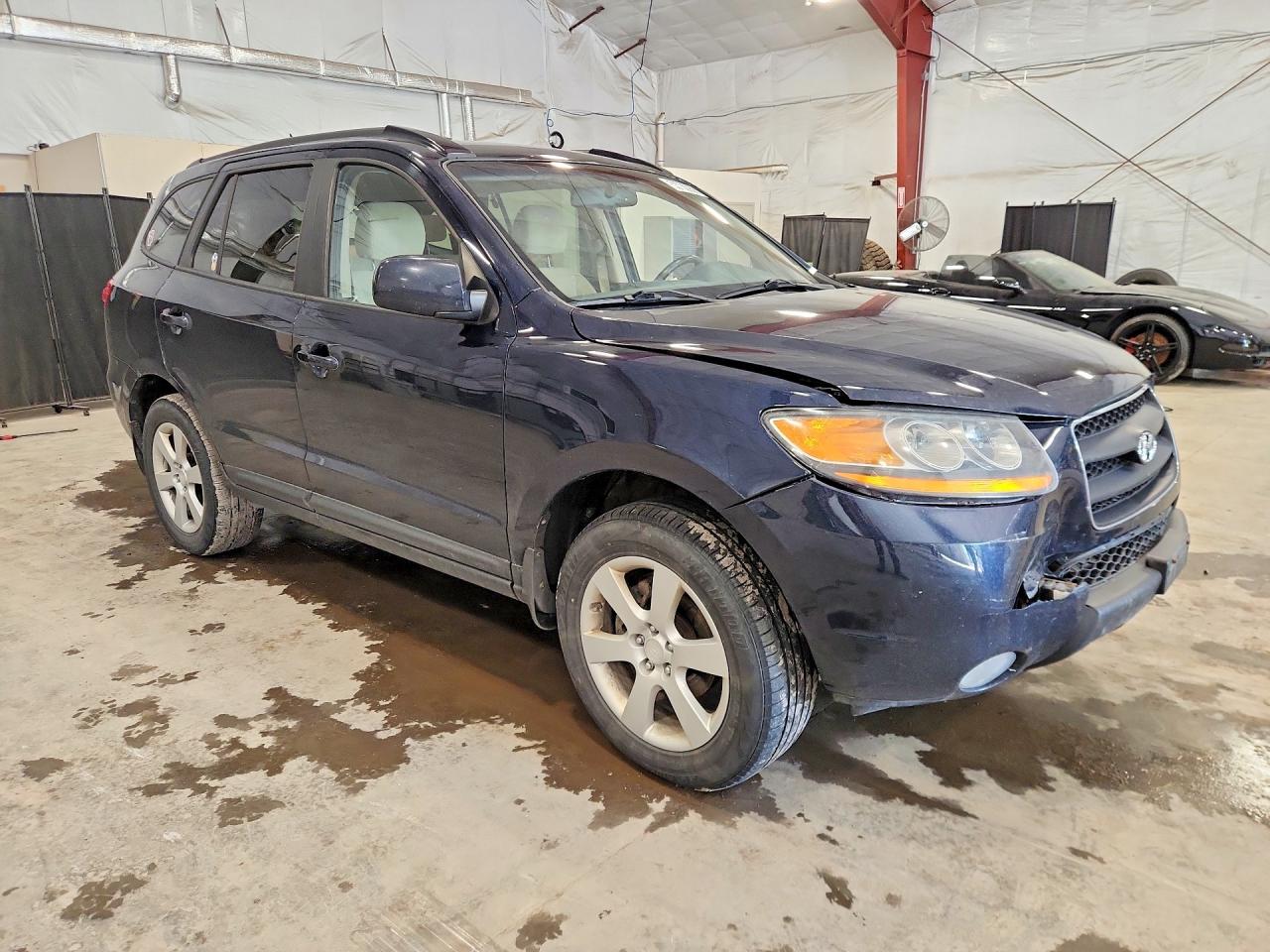 2008 Hyundai Santa Fe Se Blue vin: 5NMSH73E48H186638