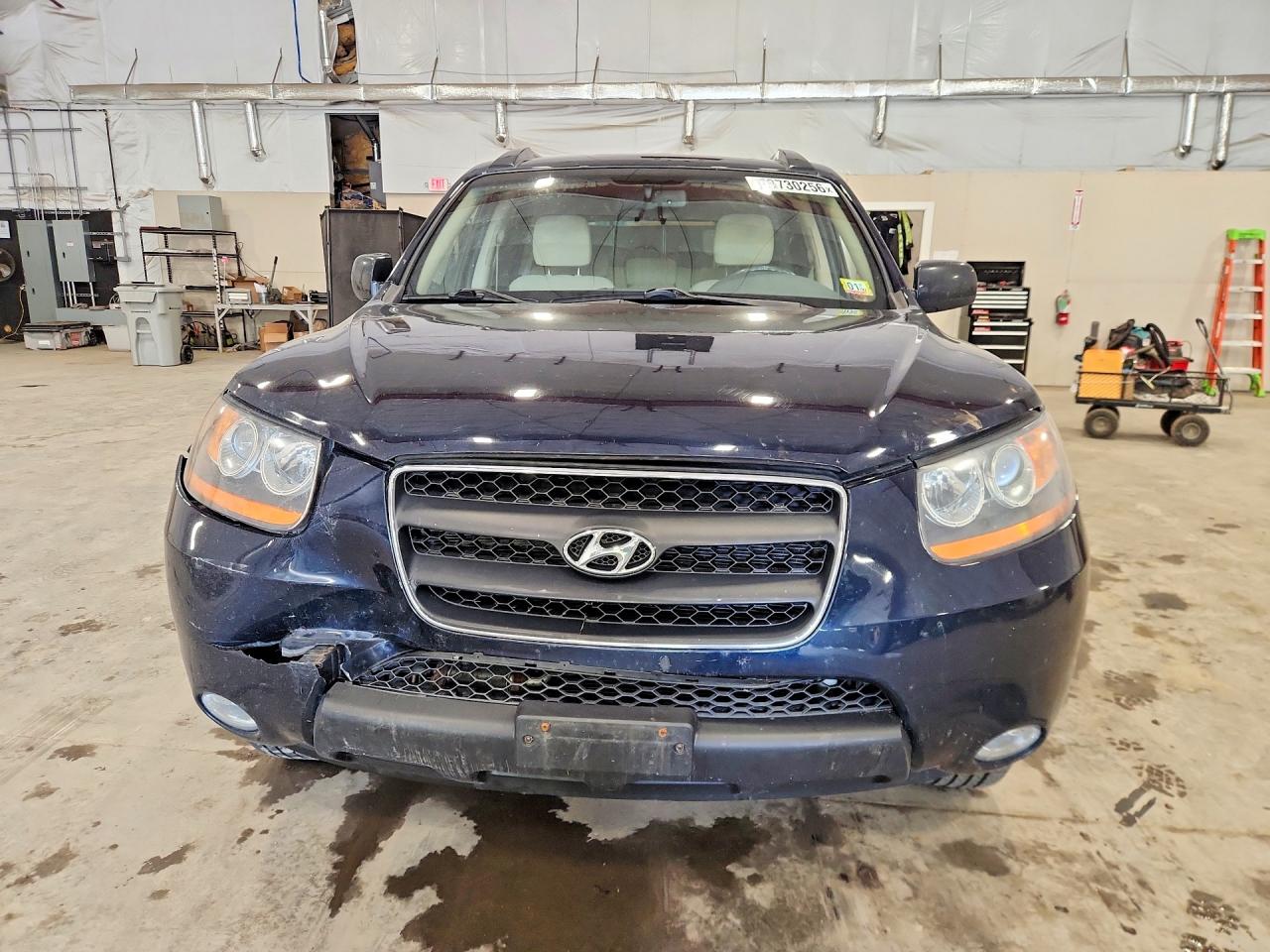 2008 Hyundai Santa Fe Se Blue vin: 5NMSH73E48H186638