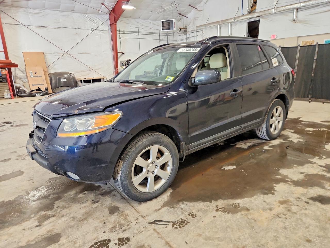 2008 Hyundai Santa Fe Se Blue vin: 5NMSH73E48H186638