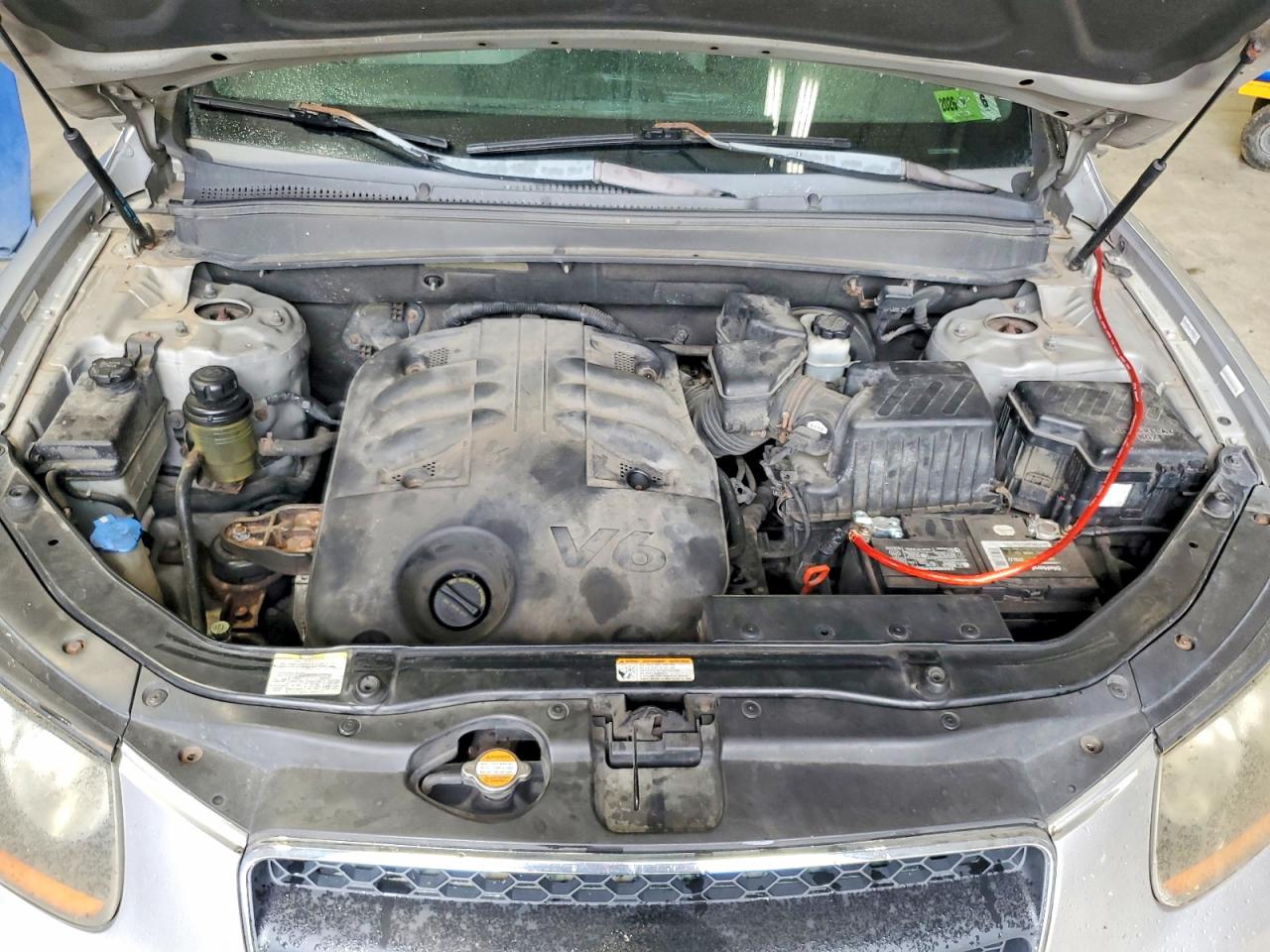 2008 Hyundai Santa Fe Se Silver vin: 5NMSH73E48H186963