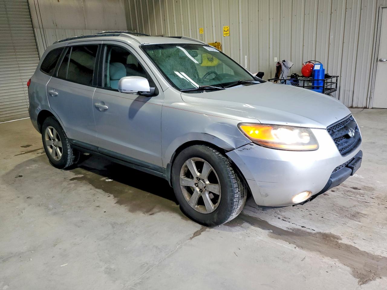 2008 Hyundai Santa Fe Se Silver vin: 5NMSH73E48H186963