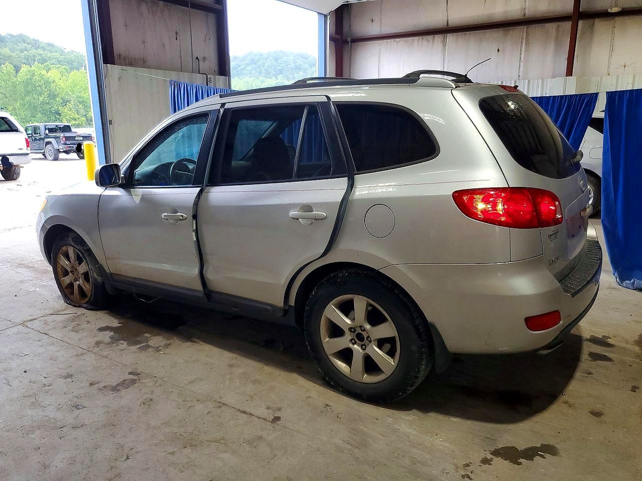 2008 Hyundai Santa Fe Se Silver vin: 5NMSH73E48H186963