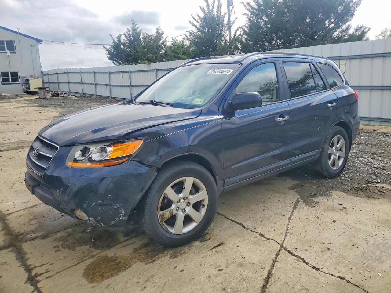 2008 Hyundai Santa Fe Se Black vin: 5NMSH73E48H223350