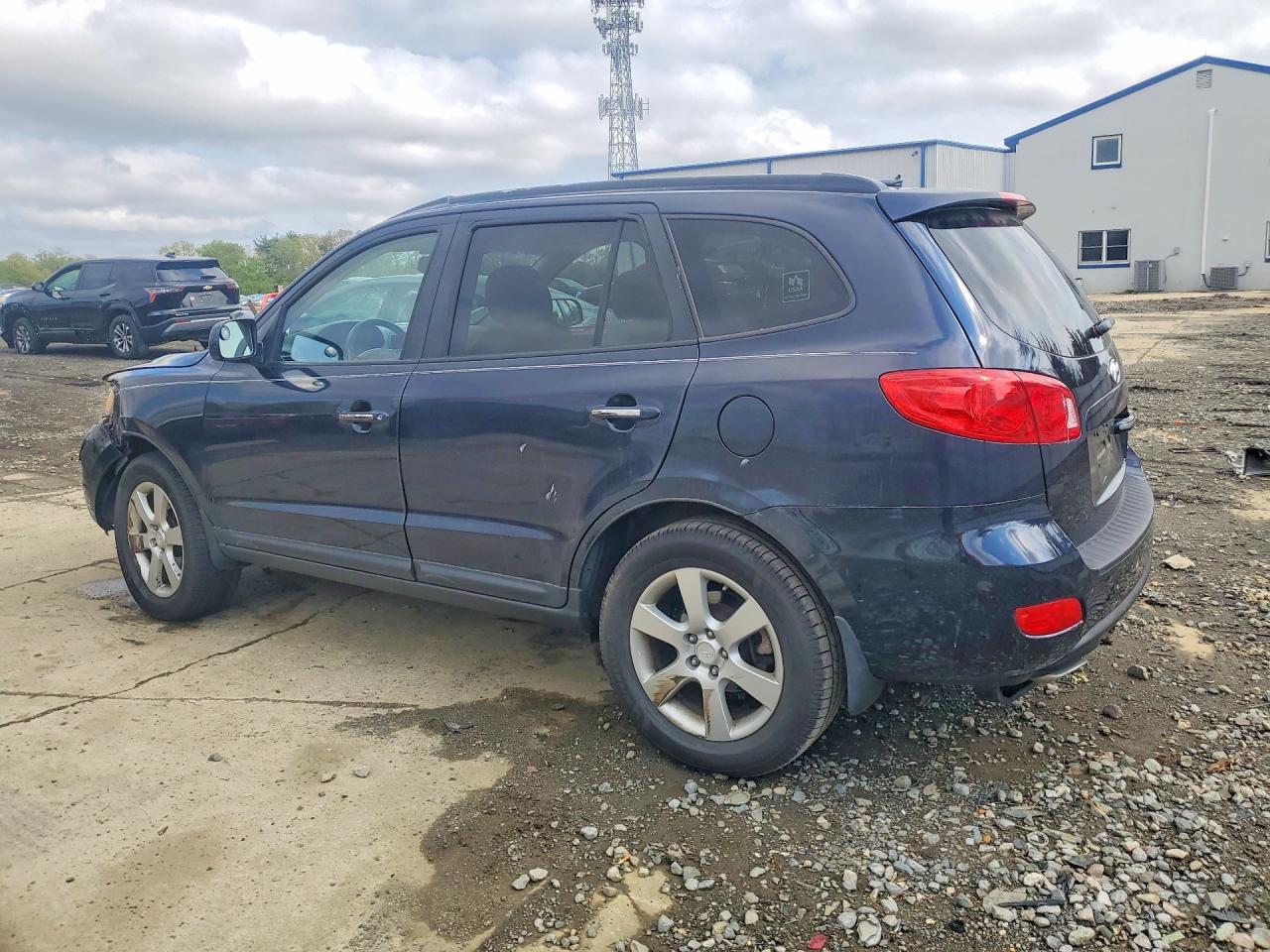 2008 Hyundai Santa Fe Se Black vin: 5NMSH73E48H223350