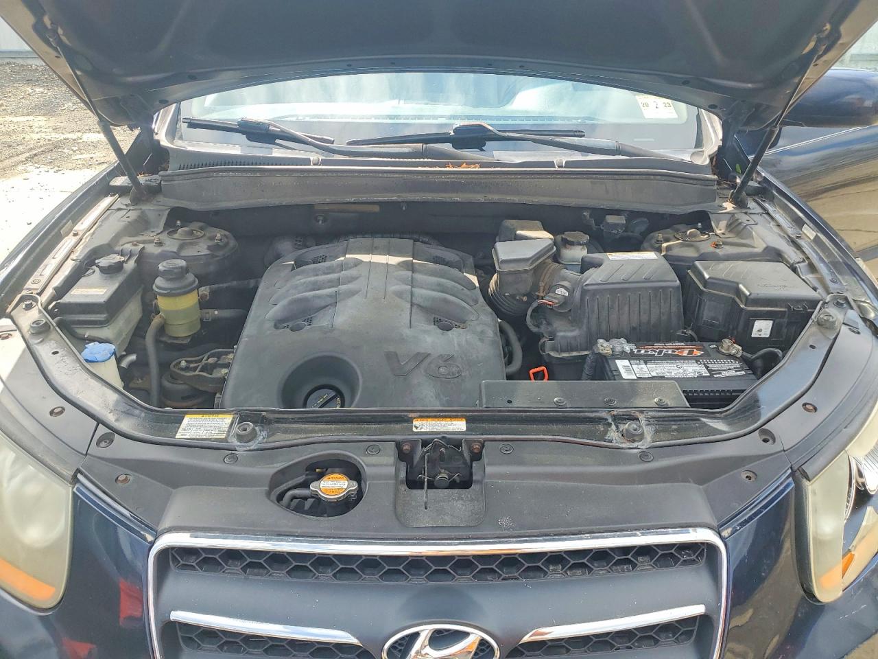 2008 Hyundai Santa Fe Se Black vin: 5NMSH73E48H223350