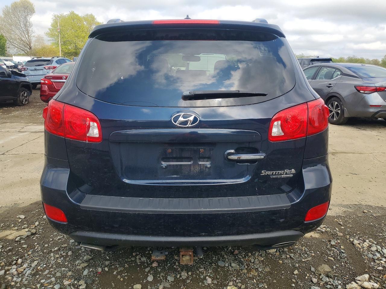 2008 Hyundai Santa Fe Se Black vin: 5NMSH73E48H223350