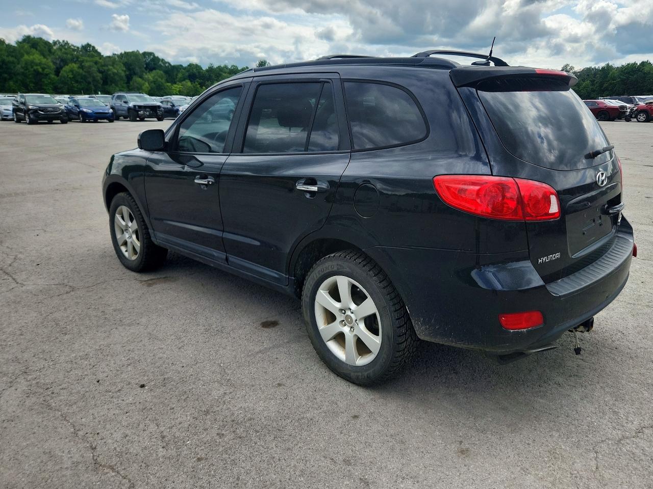2009 Hyundai Santa Fe Limited Black vin: 5NMSH73E49H305323