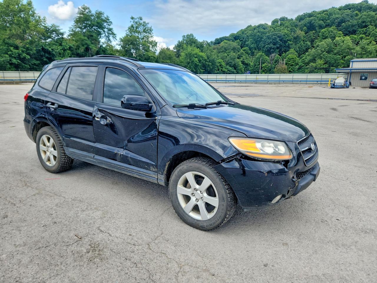 2009 Hyundai Santa Fe Limited Black vin: 5NMSH73E49H305323
