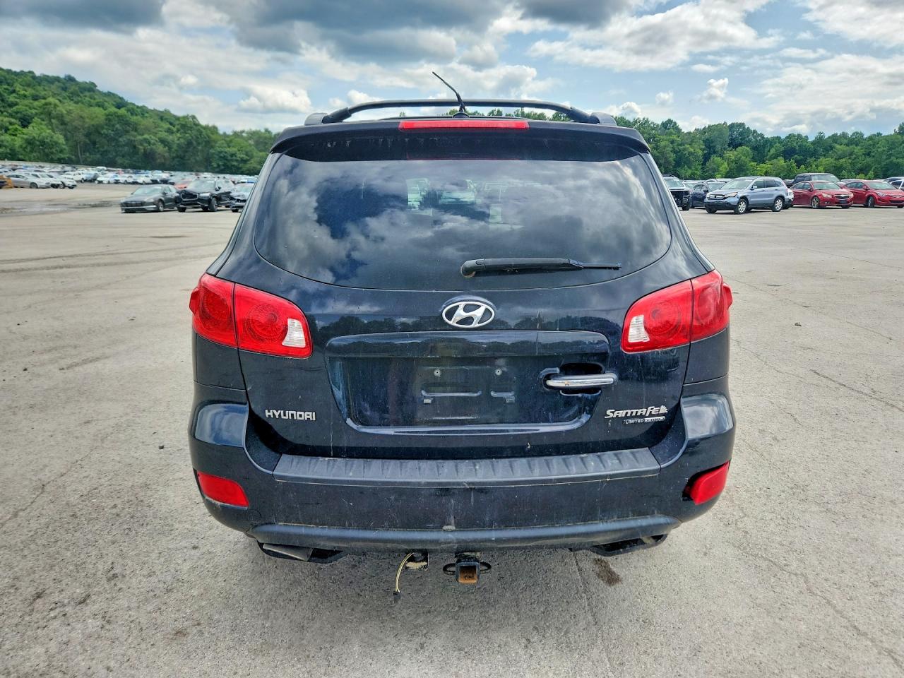 2009 Hyundai Santa Fe Limited Black vin: 5NMSH73E49H305323
