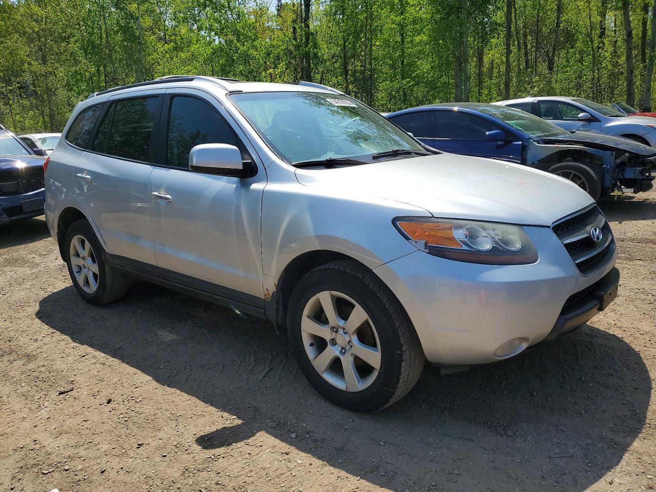 2007 Hyundai Santa Fe Se Серебряный vin: 5NMSH73E57H088958