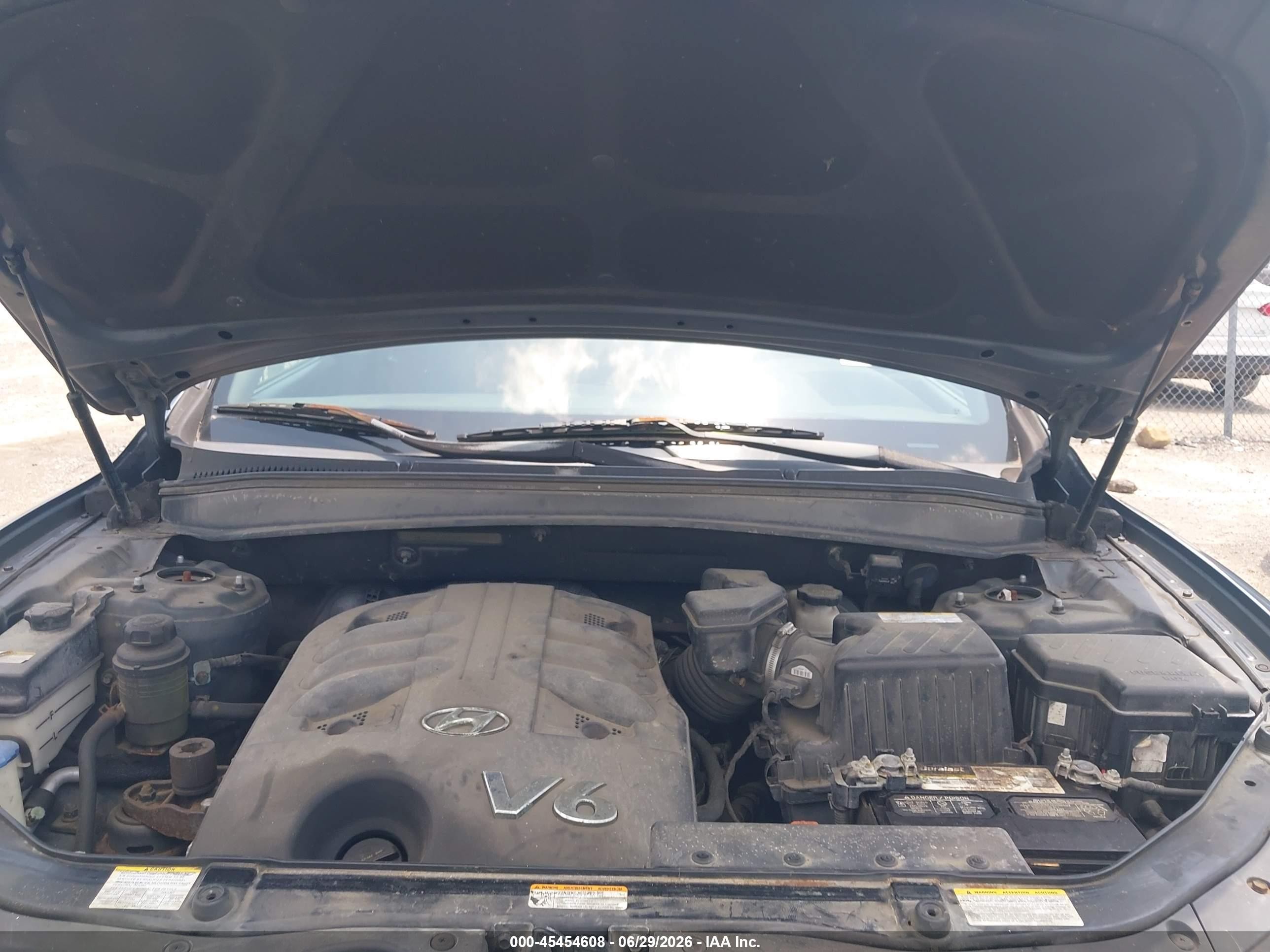 2007 Hyundai Santa Fe Limited/se Синий vin: 5NMSH73E57H124390