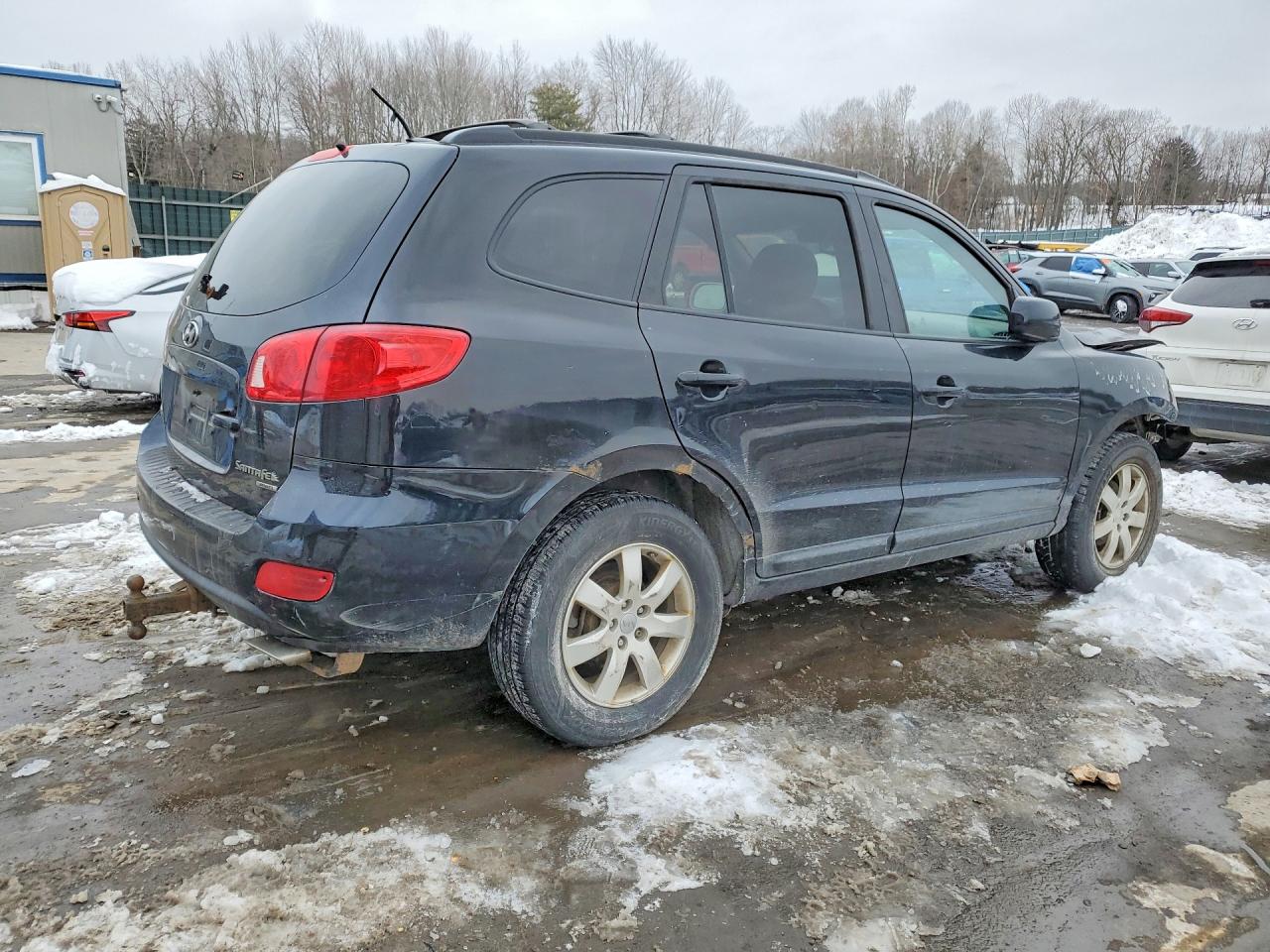 2008 Hyundai Santa Fe Se Black vin: 5NMSH73E58H169802