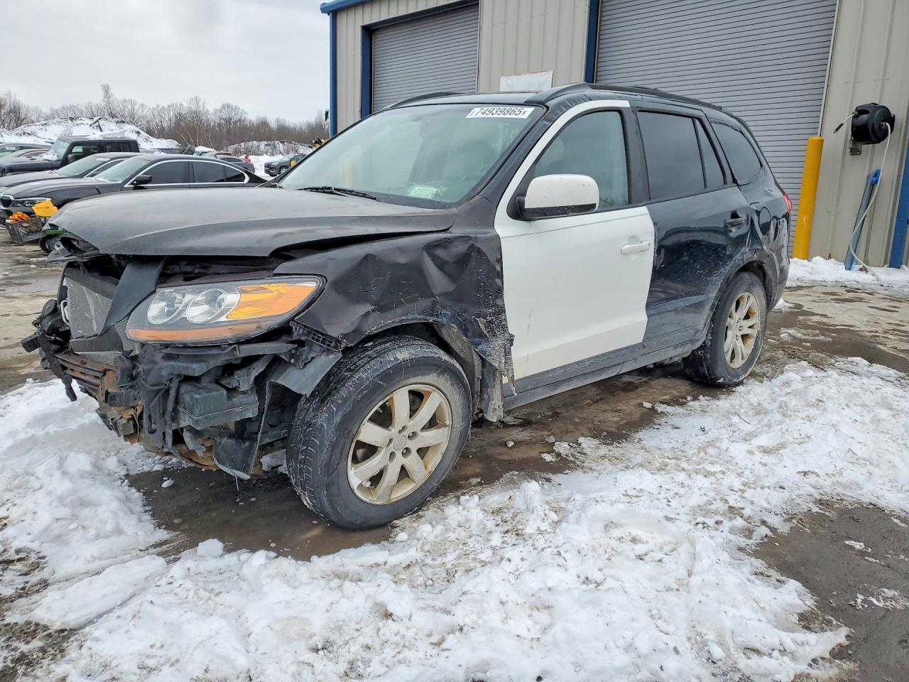2008 Hyundai Santa Fe Se Black vin: 5NMSH73E58H169802