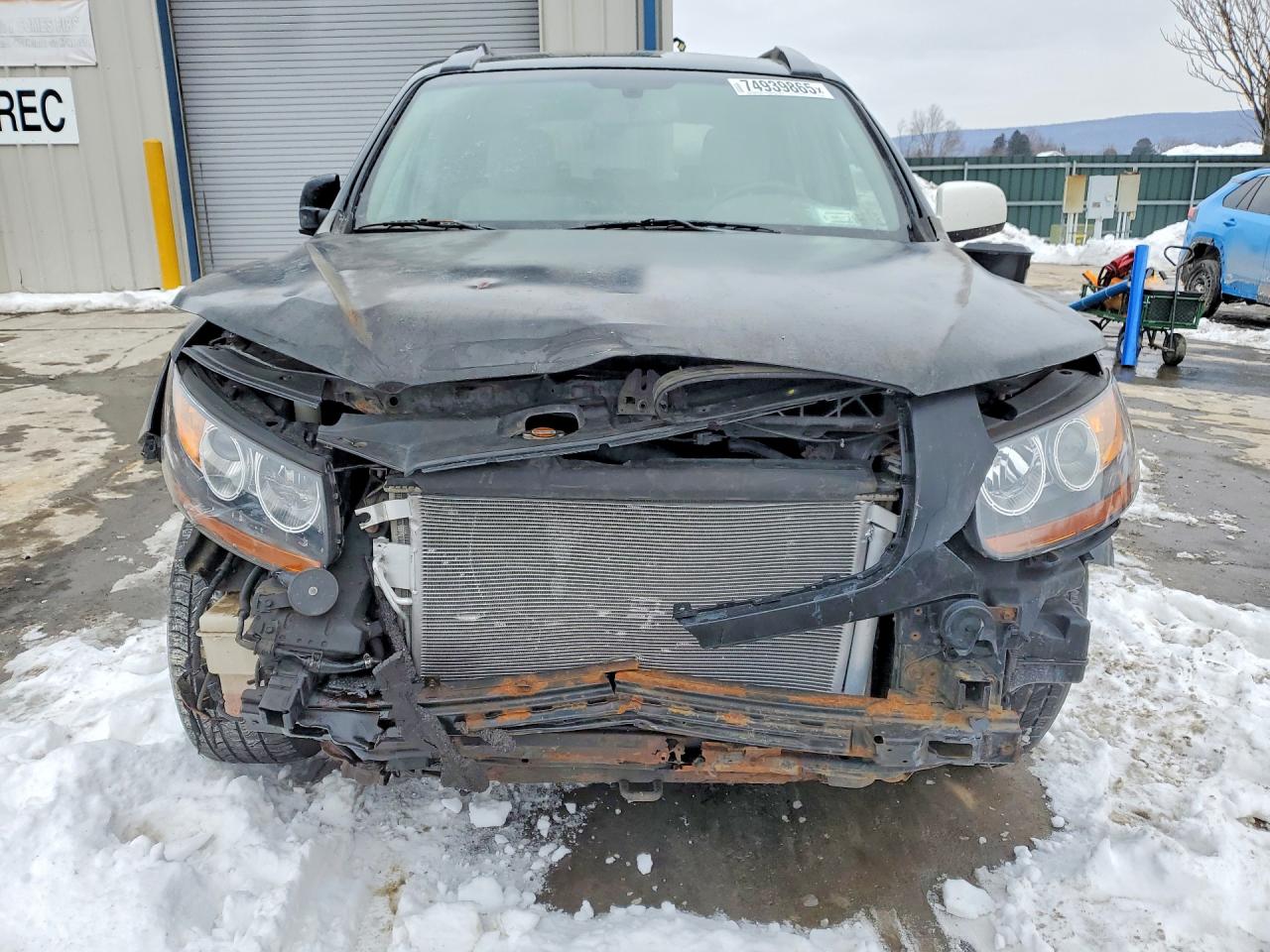 2008 Hyundai Santa Fe Se Black vin: 5NMSH73E58H169802