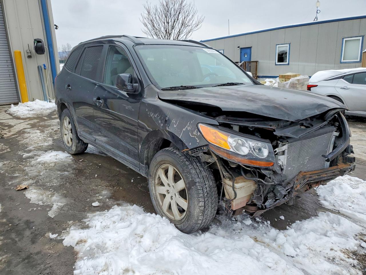 2008 Hyundai Santa Fe Se Black vin: 5NMSH73E58H169802