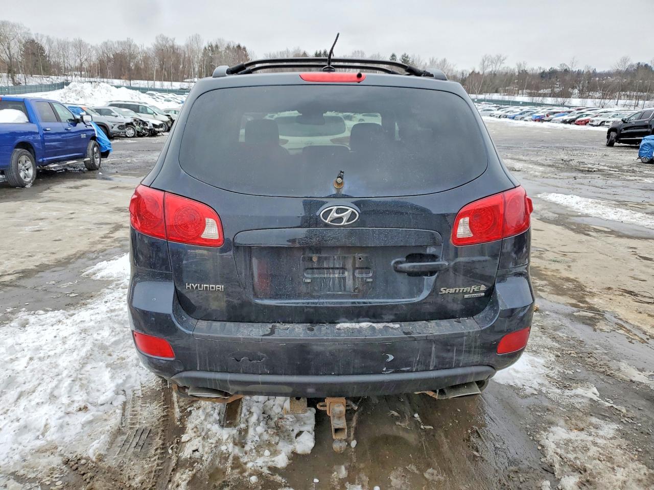 2008 Hyundai Santa Fe Se Black vin: 5NMSH73E58H169802