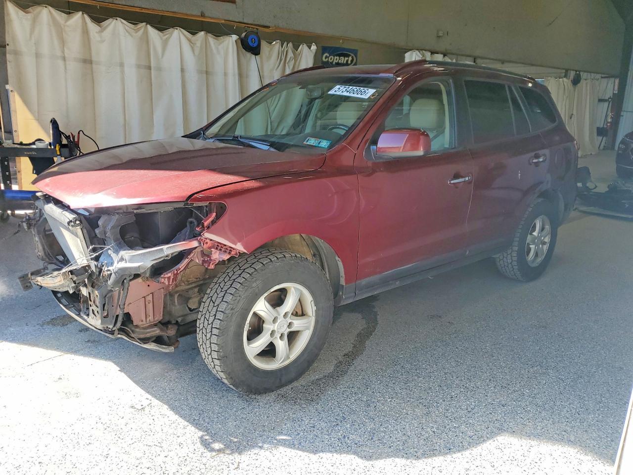 2008 Hyundai Santa Fe Se Red vin: 5NMSH73E58H178970