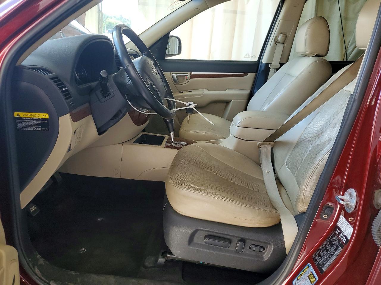 2008 Hyundai Santa Fe Se Red vin: 5NMSH73E58H178970
