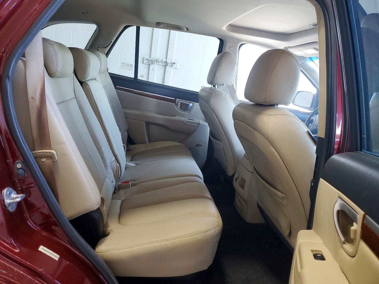 2008 Hyundai Santa Fe Se Red vin: 5NMSH73E58H178970