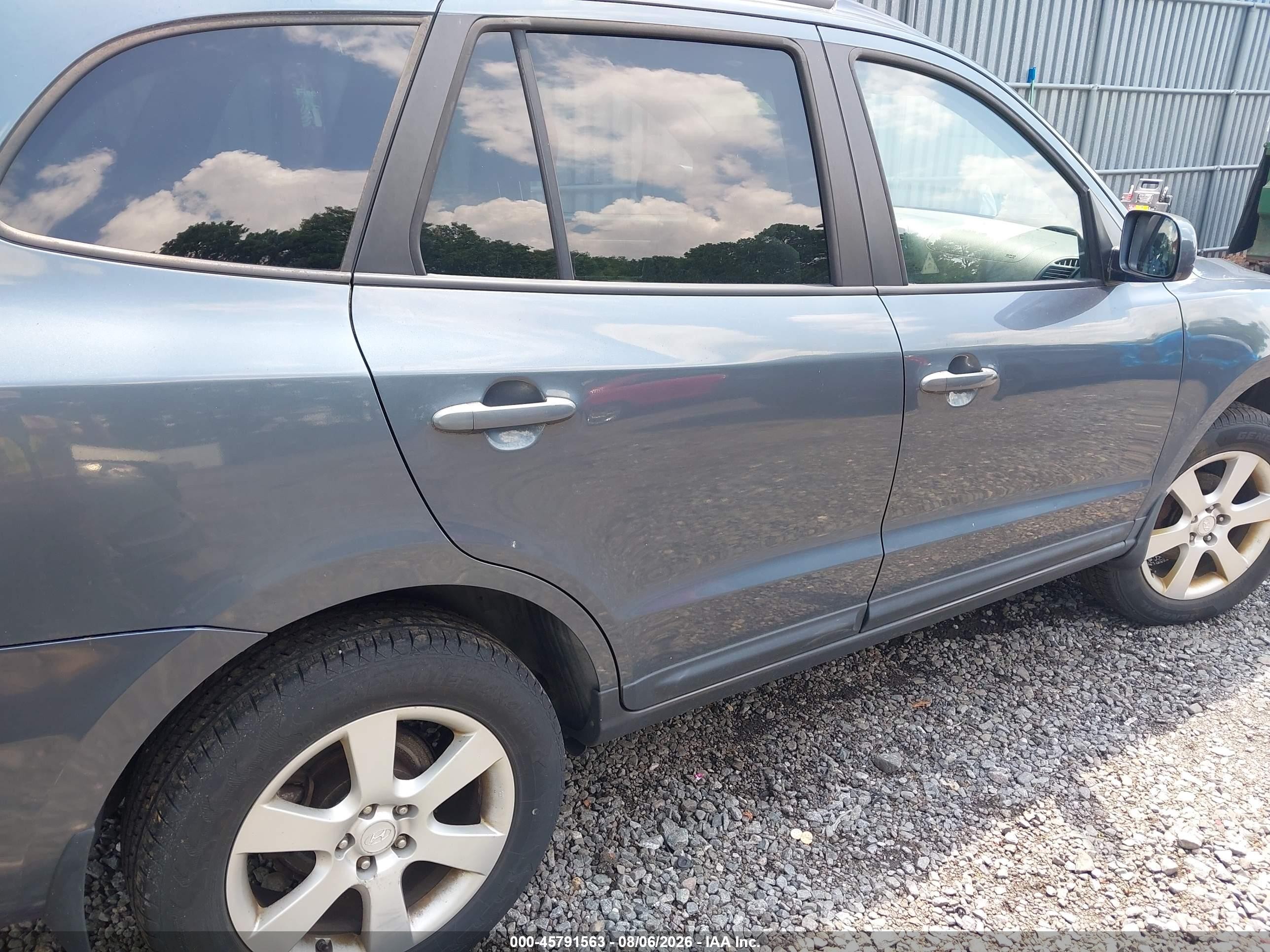 2009 Hyundai Santa Fe Se Blue vin: 5NMSH73E59H235041
