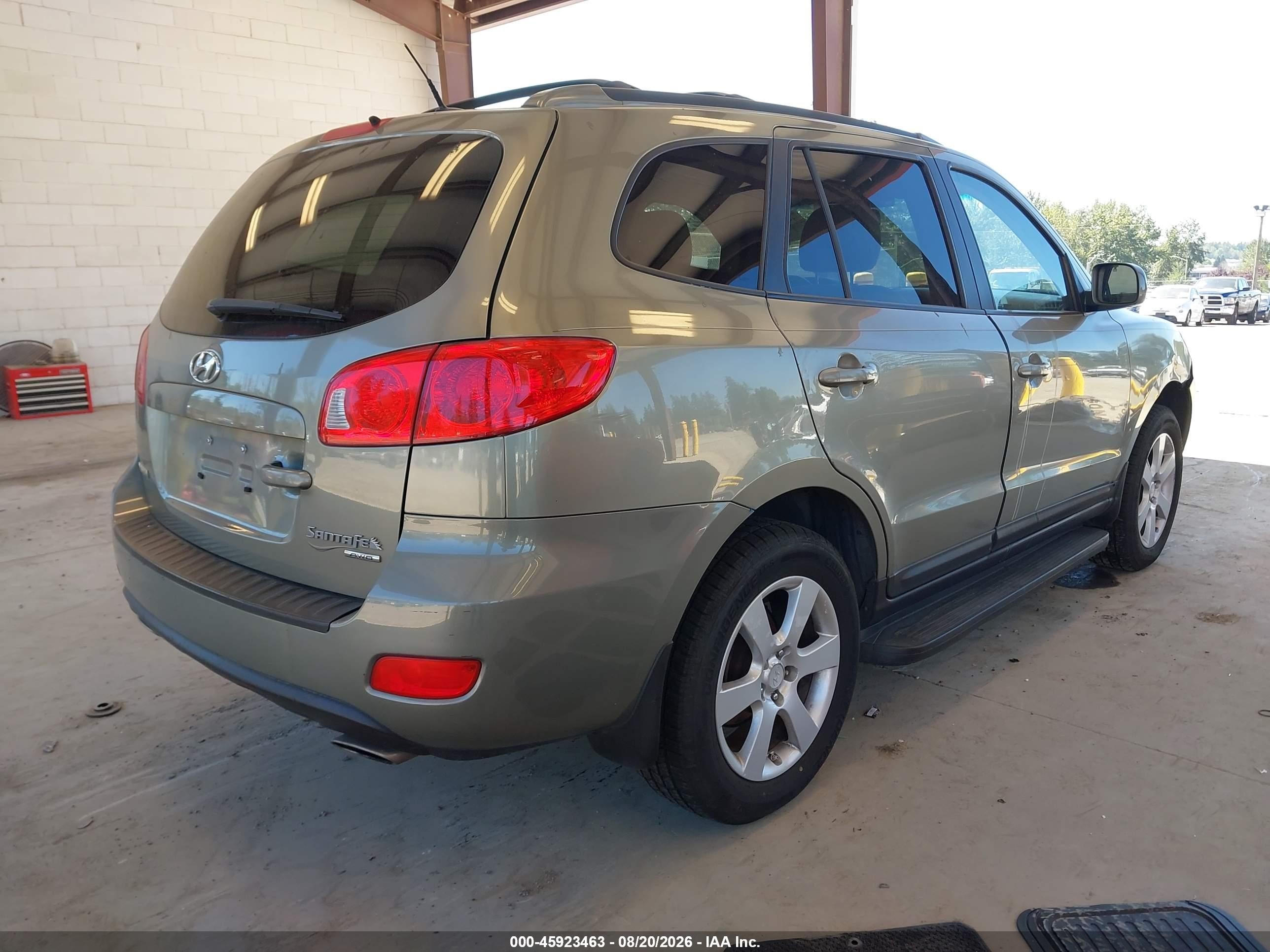2009 Hyundai Santa Fe Se Gray vin: 5NMSH73E59H235332