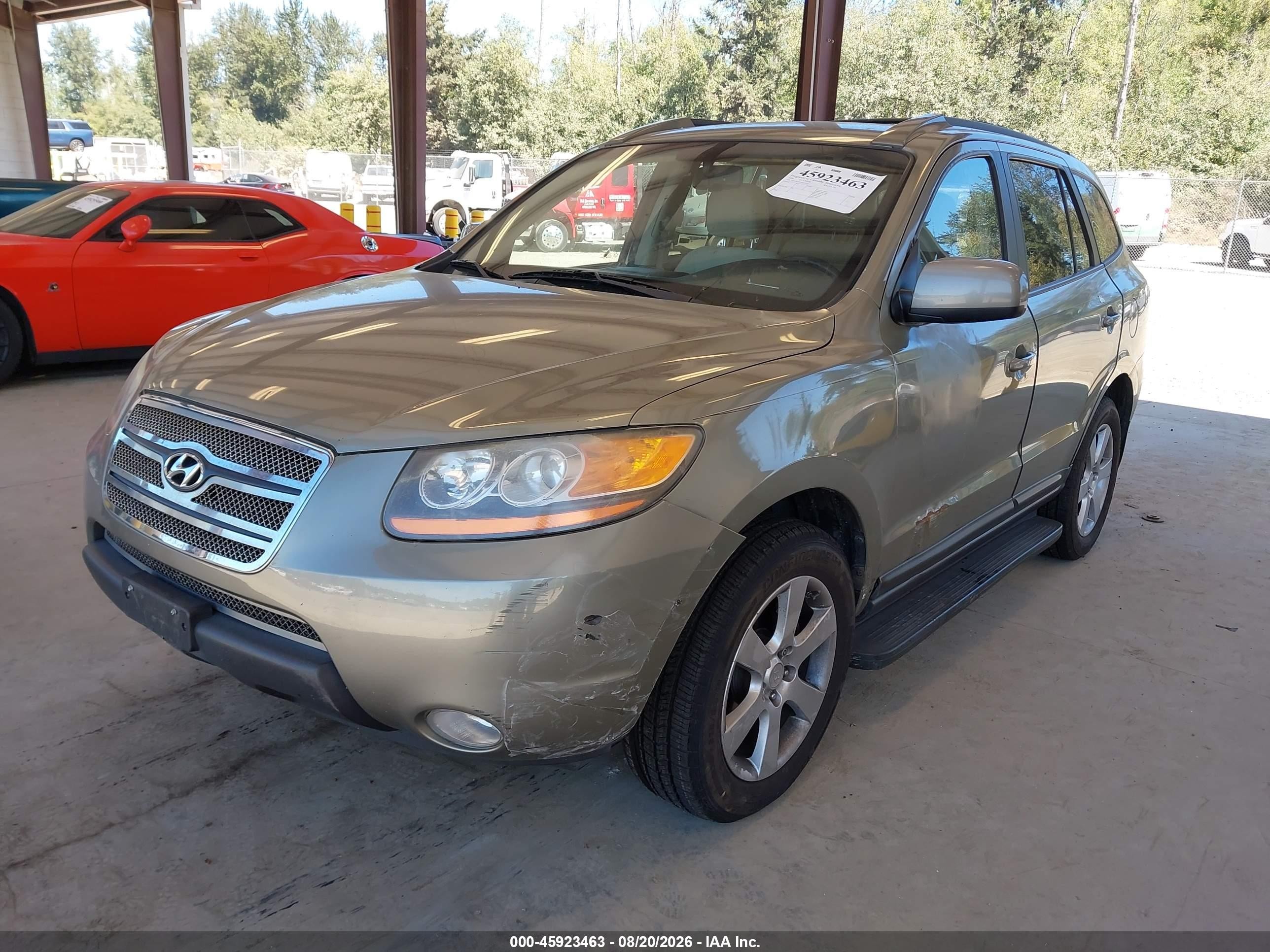 2009 Hyundai Santa Fe Se Gray vin: 5NMSH73E59H235332