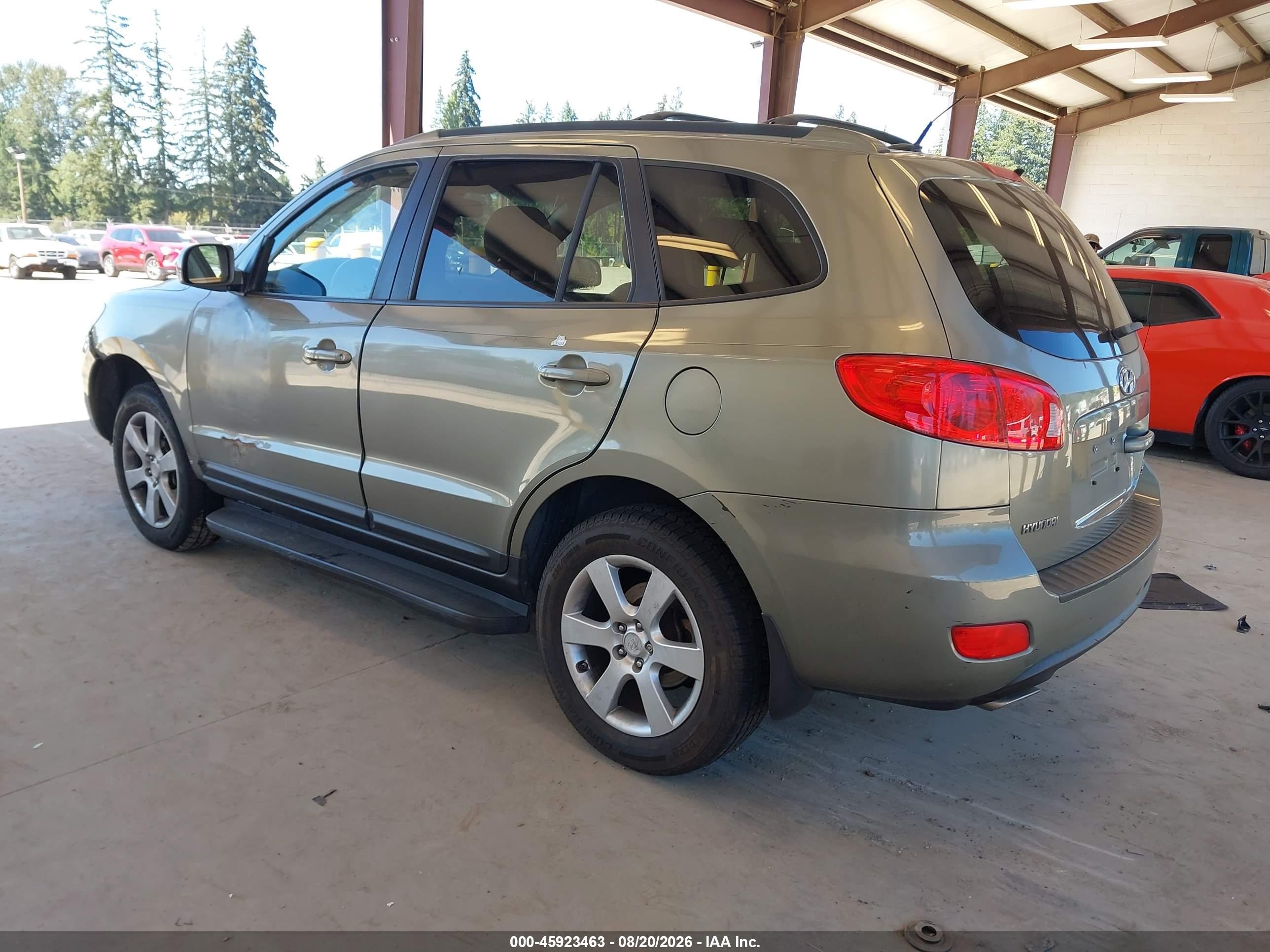 2009 Hyundai Santa Fe Se Gray vin: 5NMSH73E59H235332
