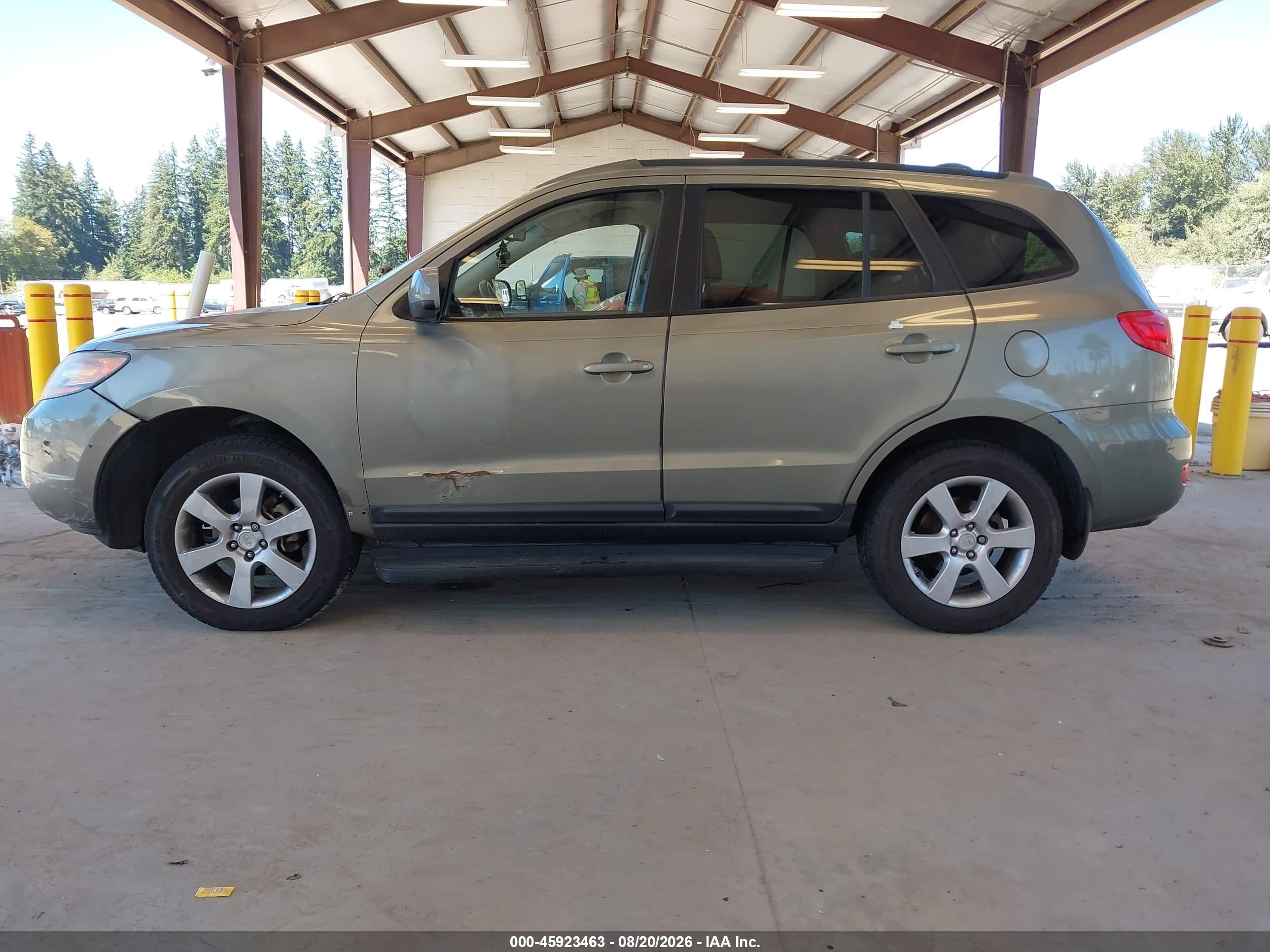 2009 Hyundai Santa Fe Se Gray vin: 5NMSH73E59H235332