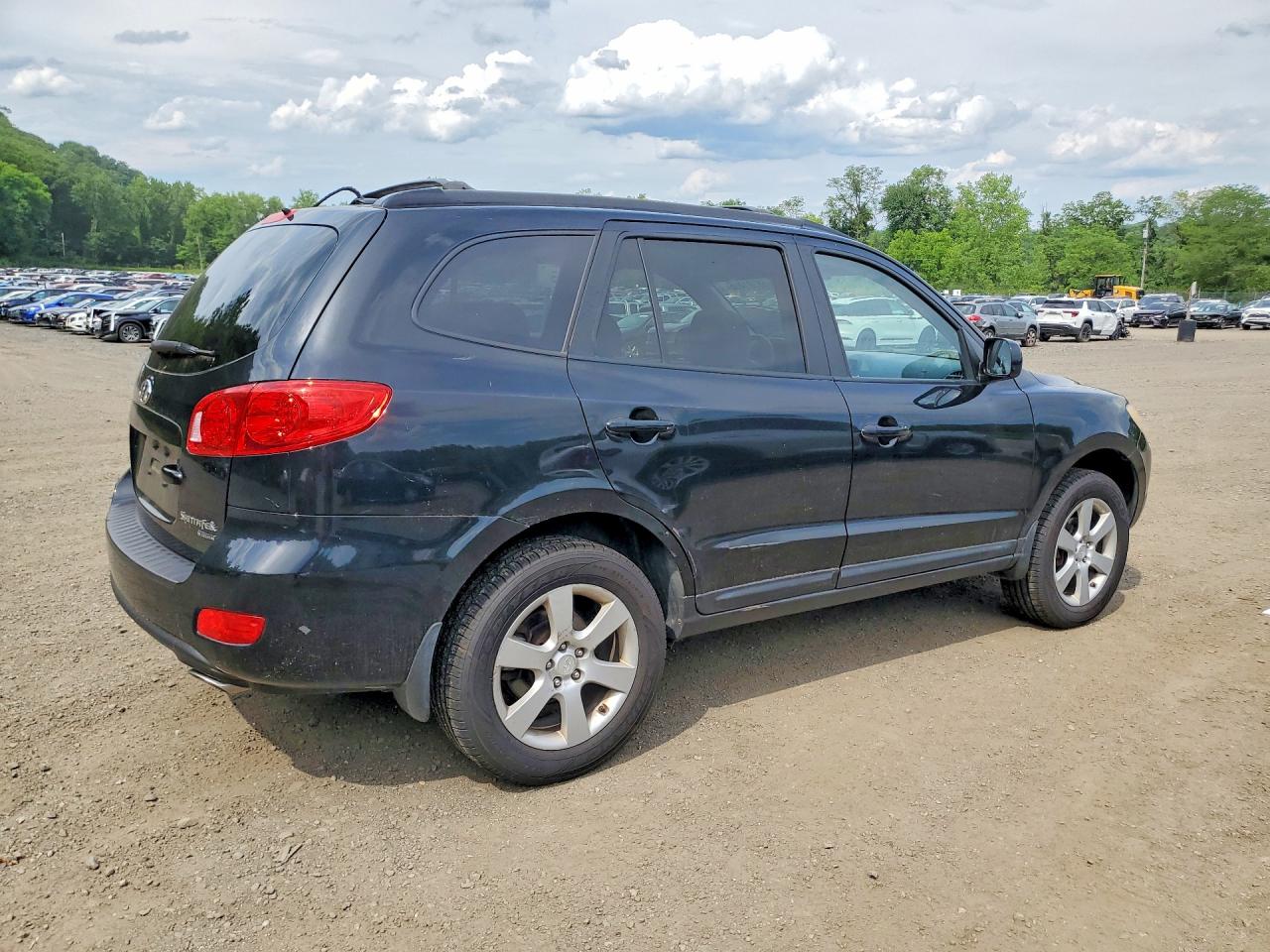 2009 Hyundai Santa Fe Se Black vin: 5NMSH73E59H243124