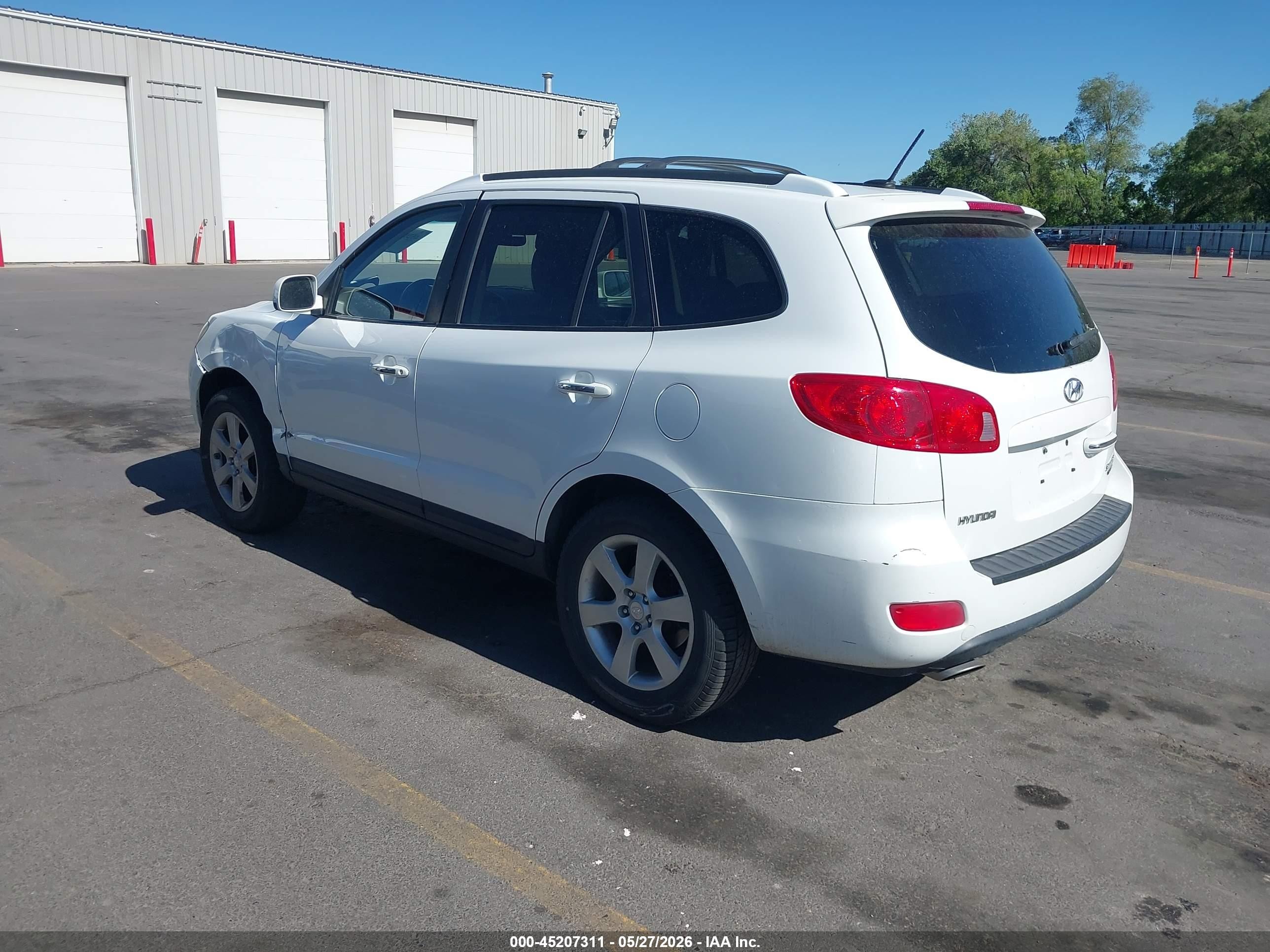 2009 Hyundai Santa Fe Limited White vin: 5NMSH73E59H243673