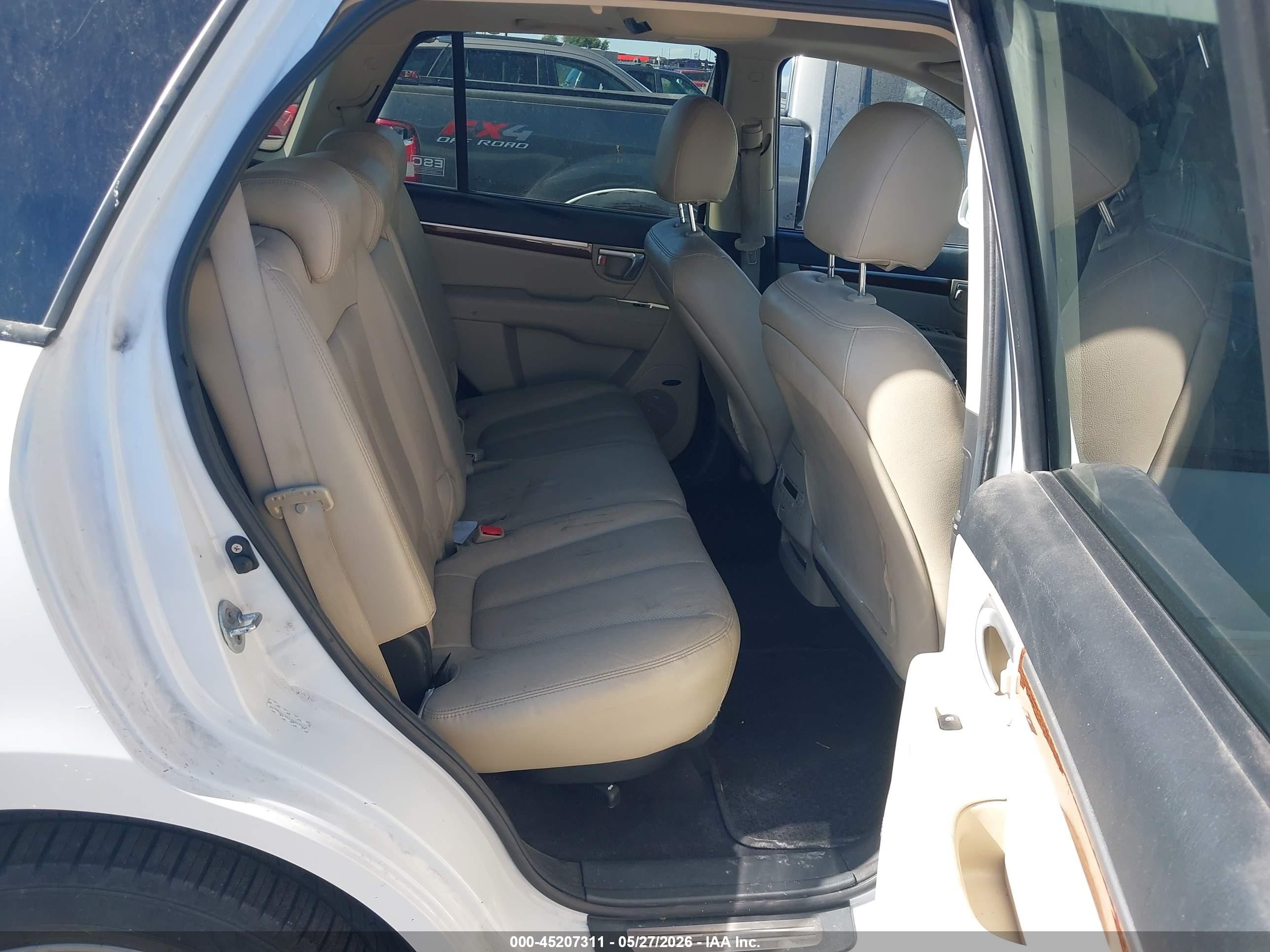 2009 Hyundai Santa Fe Limited White vin: 5NMSH73E59H243673