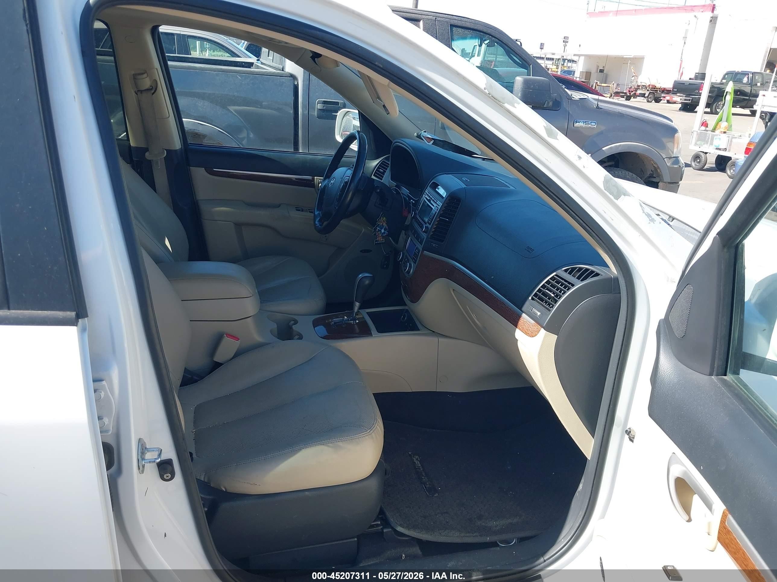 2009 Hyundai Santa Fe Limited White vin: 5NMSH73E59H243673
