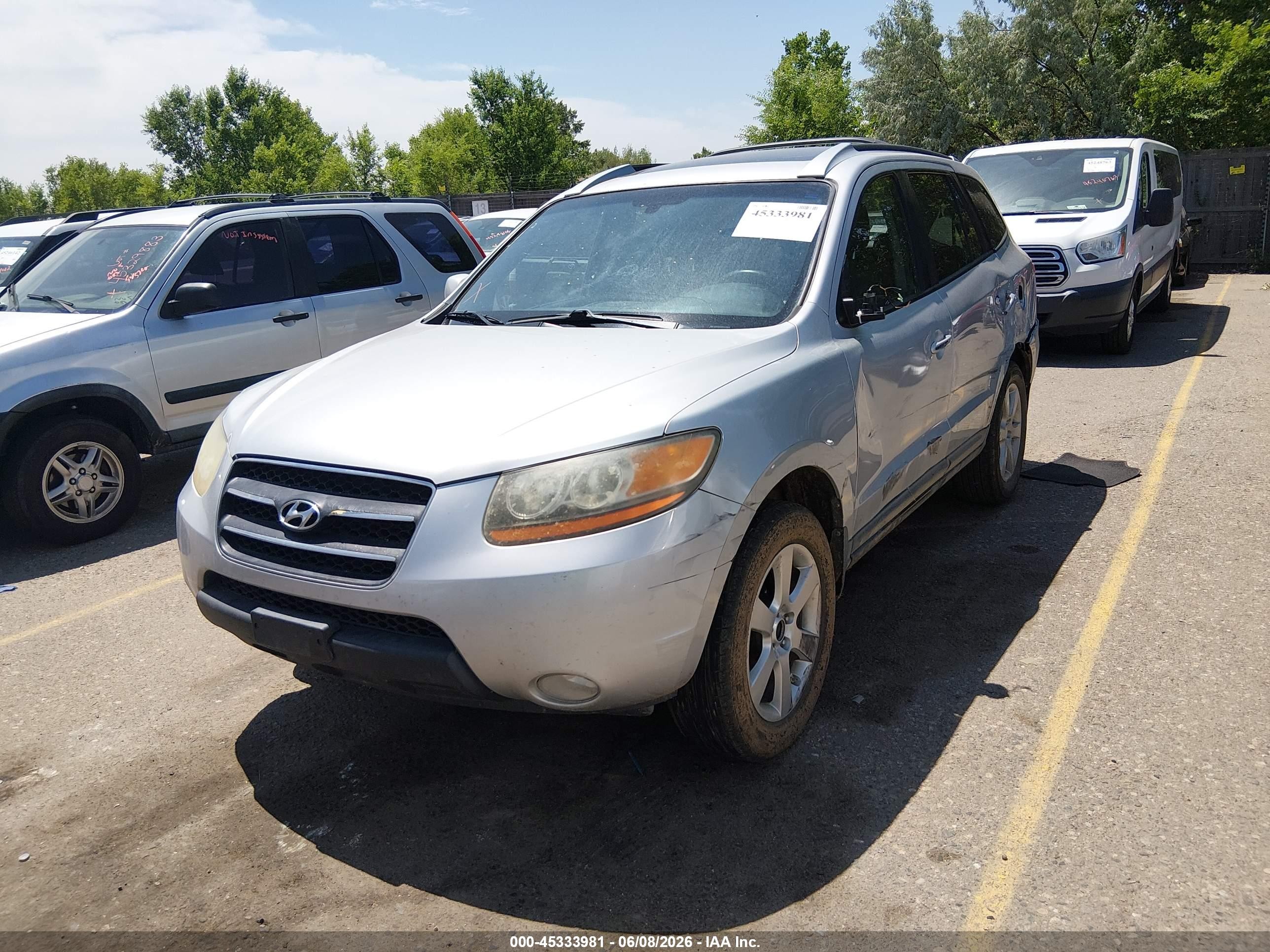 2009 Hyundai Santa Fe Limited Gray vin: 5NMSH73E59H295904