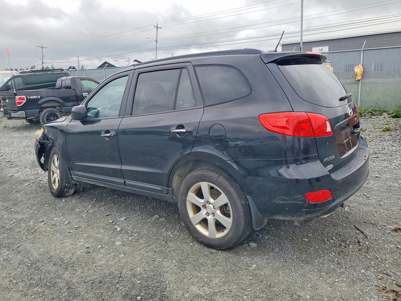 2009 Hyundai Santa Fe Se Black vin: 5NMSH73E59H302978