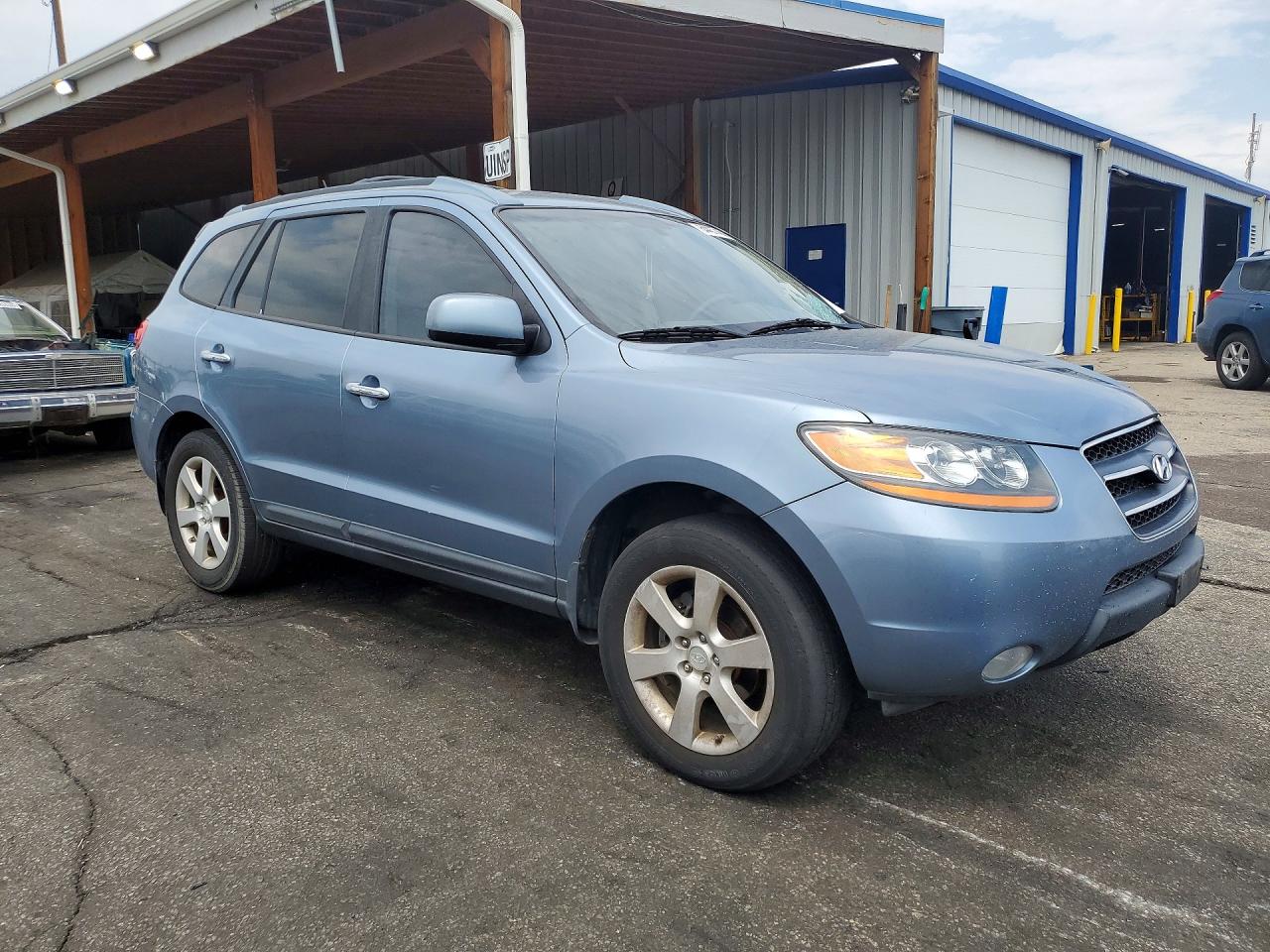 2009 Hyundai Santa Fe Limited Blue vin: 5NMSH73E59H306934