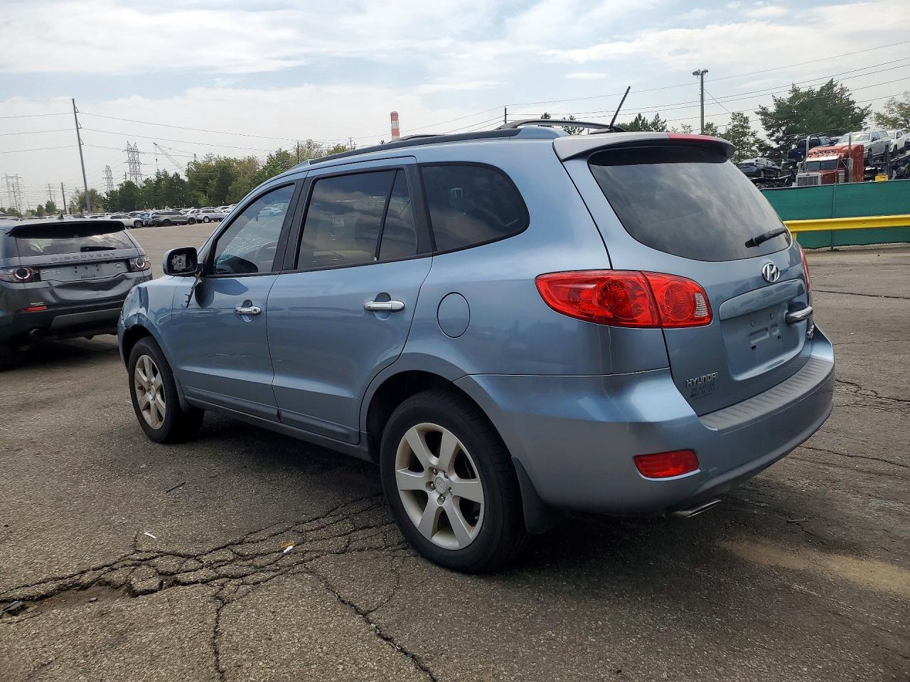 2009 Hyundai Santa Fe Limited Blue vin: 5NMSH73E59H306934