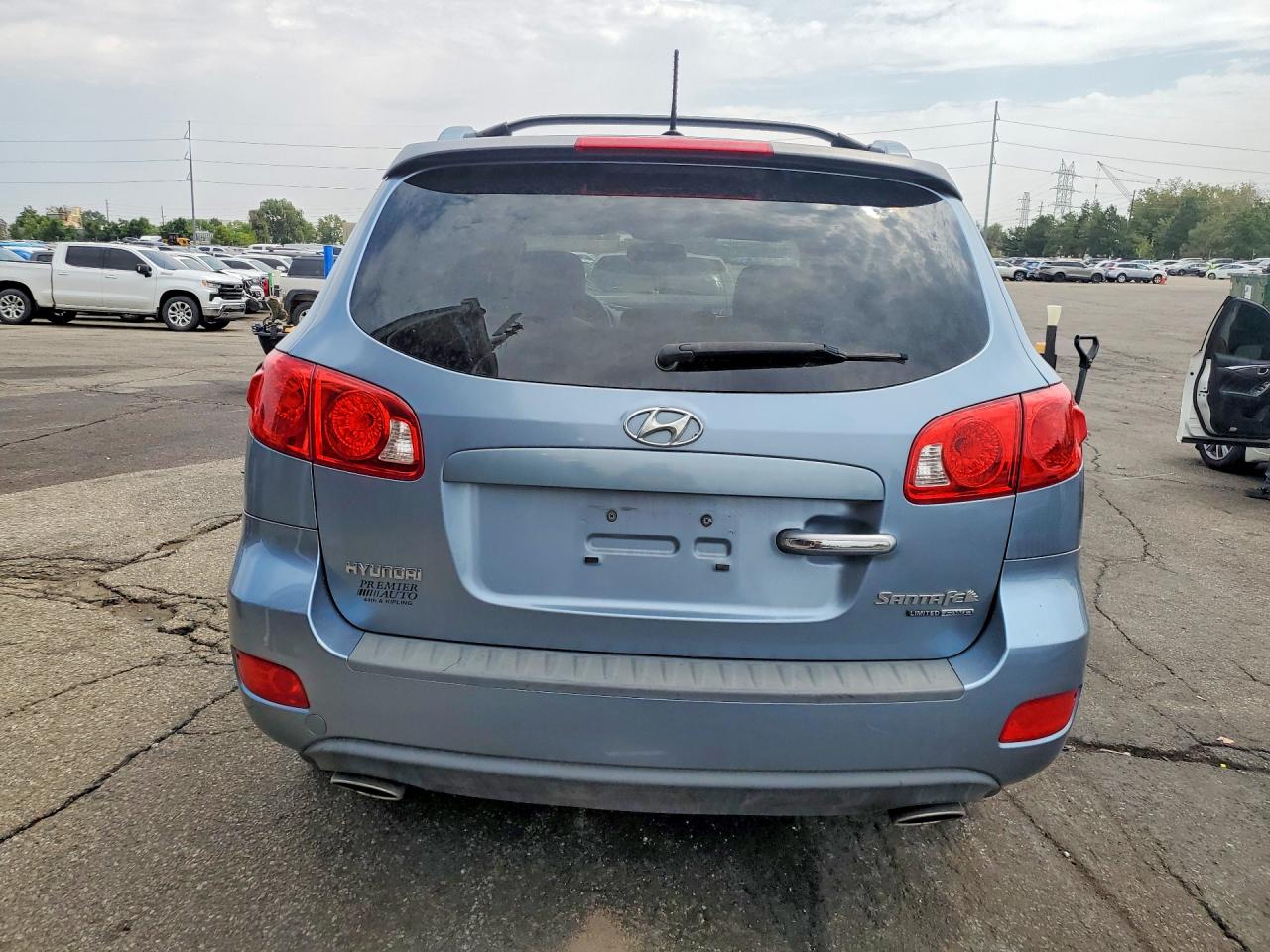 2009 Hyundai Santa Fe Limited Blue vin: 5NMSH73E59H306934