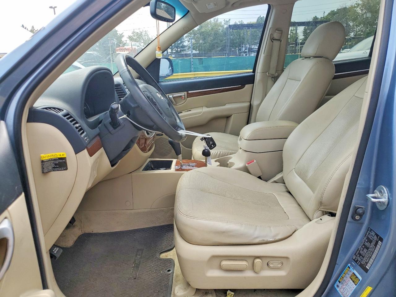2009 Hyundai Santa Fe Limited Blue vin: 5NMSH73E59H306934