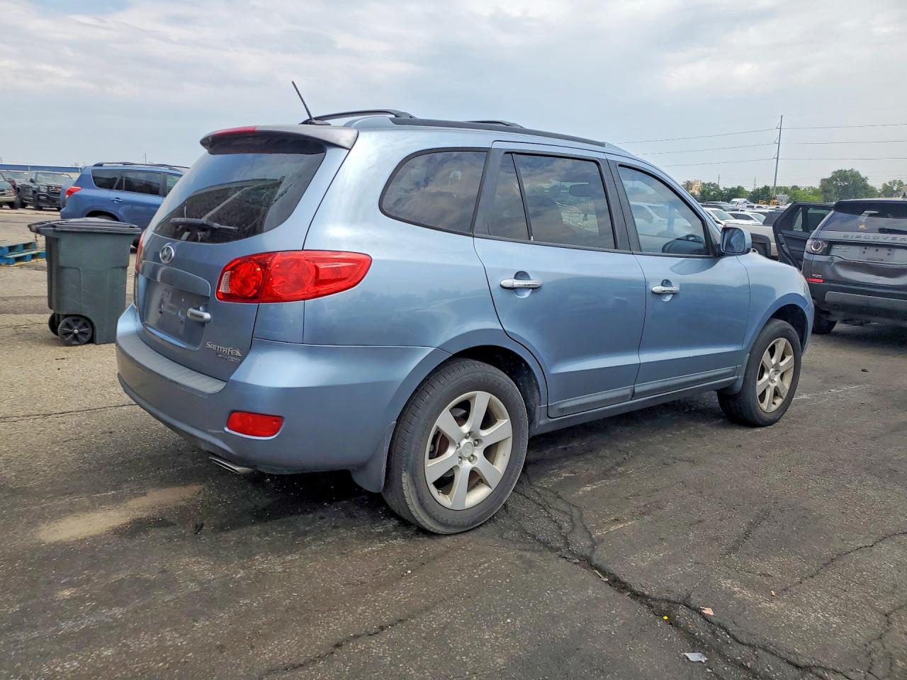2009 Hyundai Santa Fe Limited Blue vin: 5NMSH73E59H306934