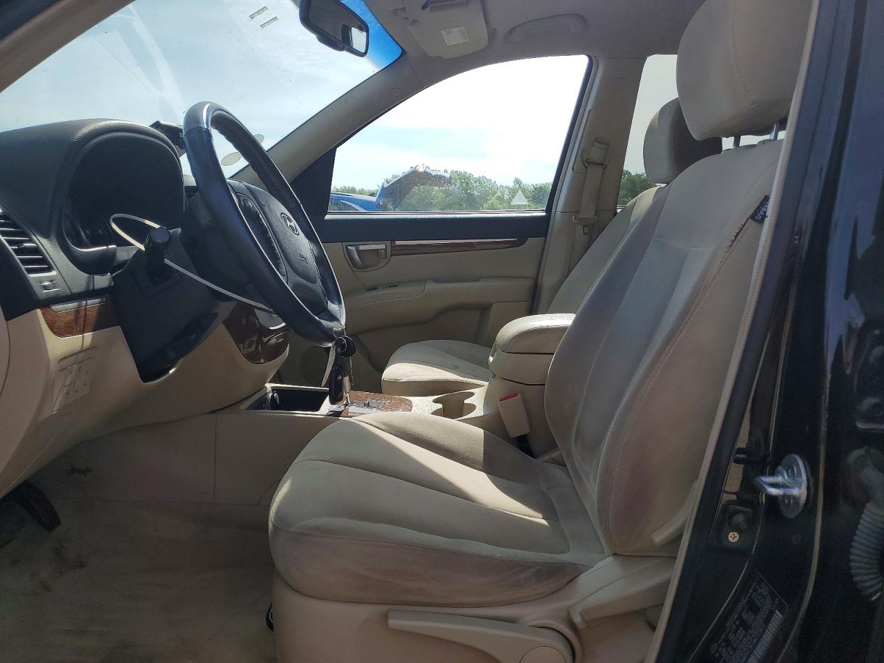 2009 Hyundai Santa Fe Черный vin: 5NMSH73E59H317870
