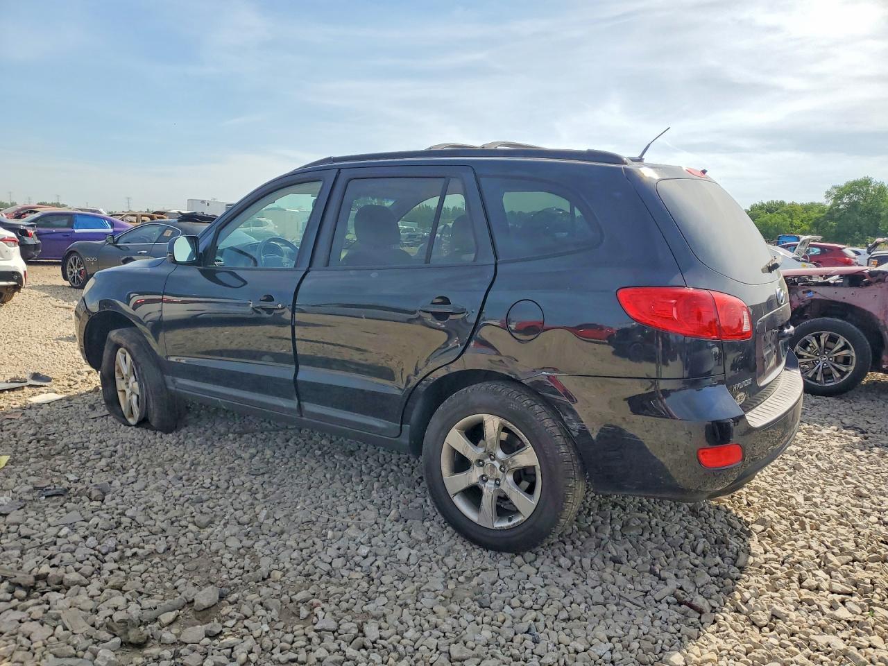 2009 Hyundai Santa Fe Черный vin: 5NMSH73E59H317870